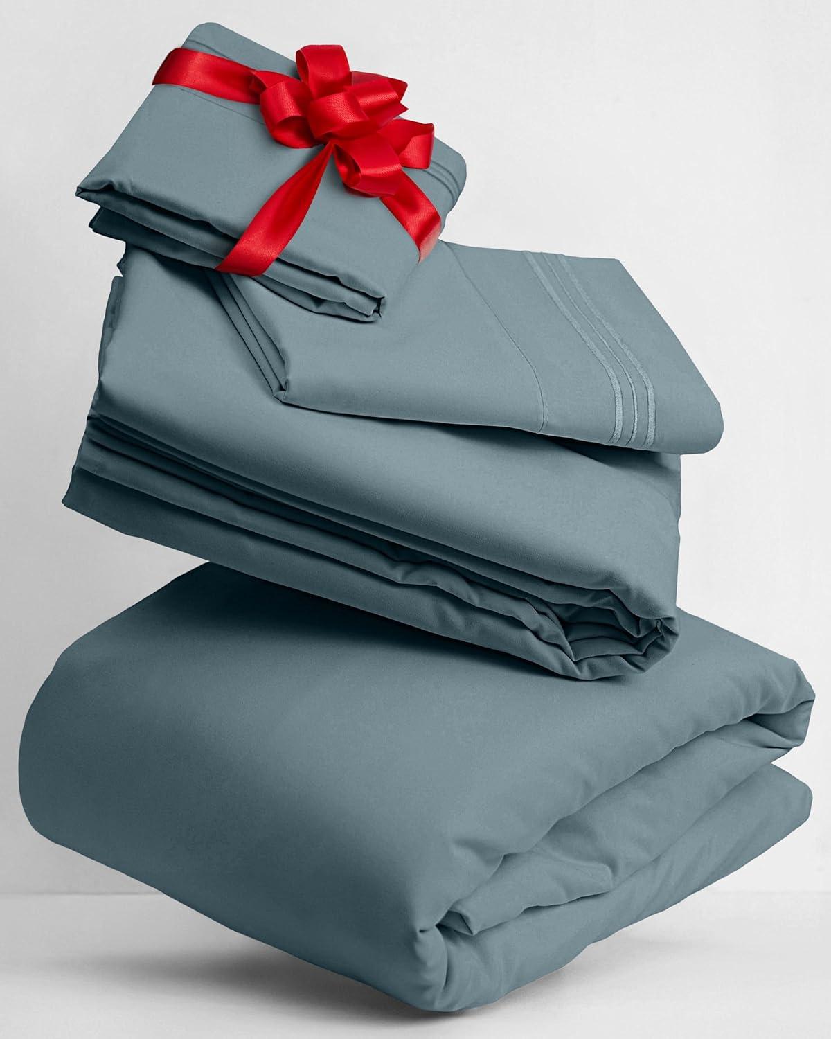 4 Piece Microfiber Sheet Set - Mellanni