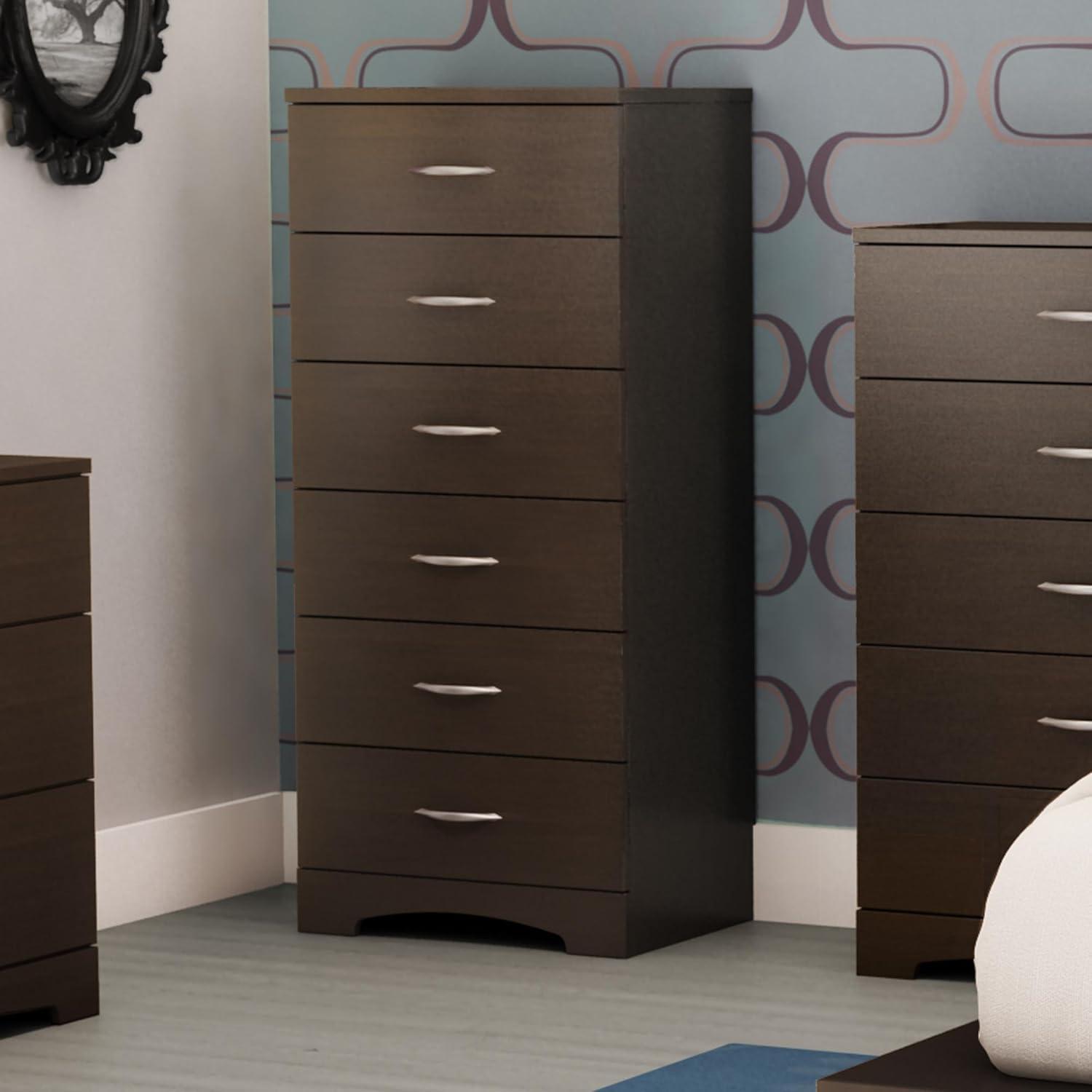 South Shore Step One, Contemporary Chest, Brown