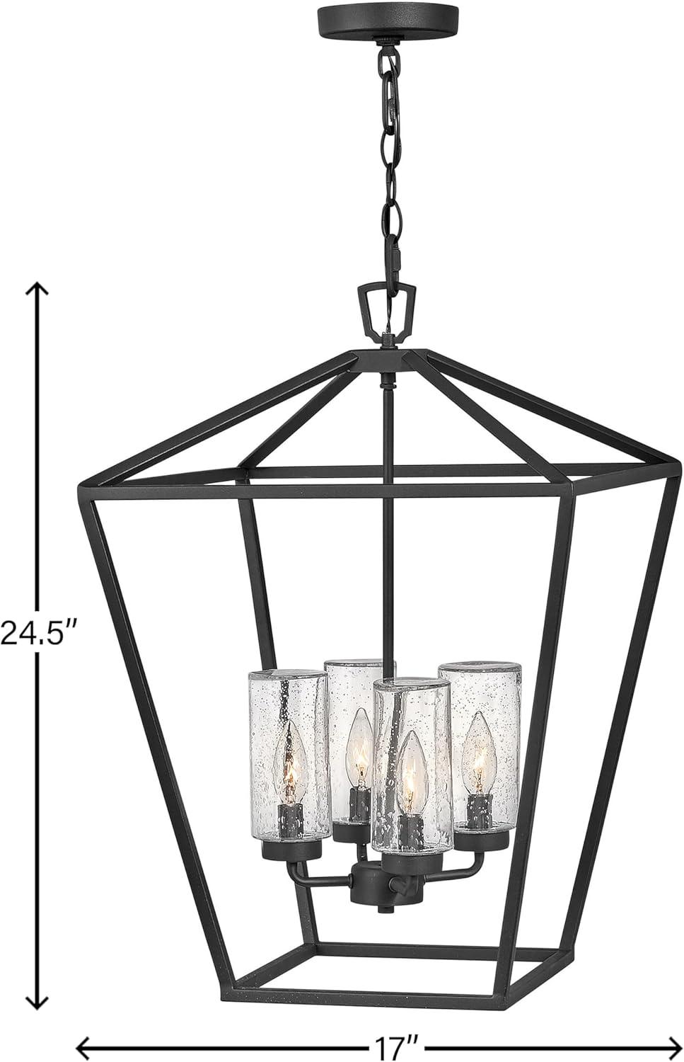 Alford Place 4 -Bulb 24.5" H Outdoor Hanging Lantern
