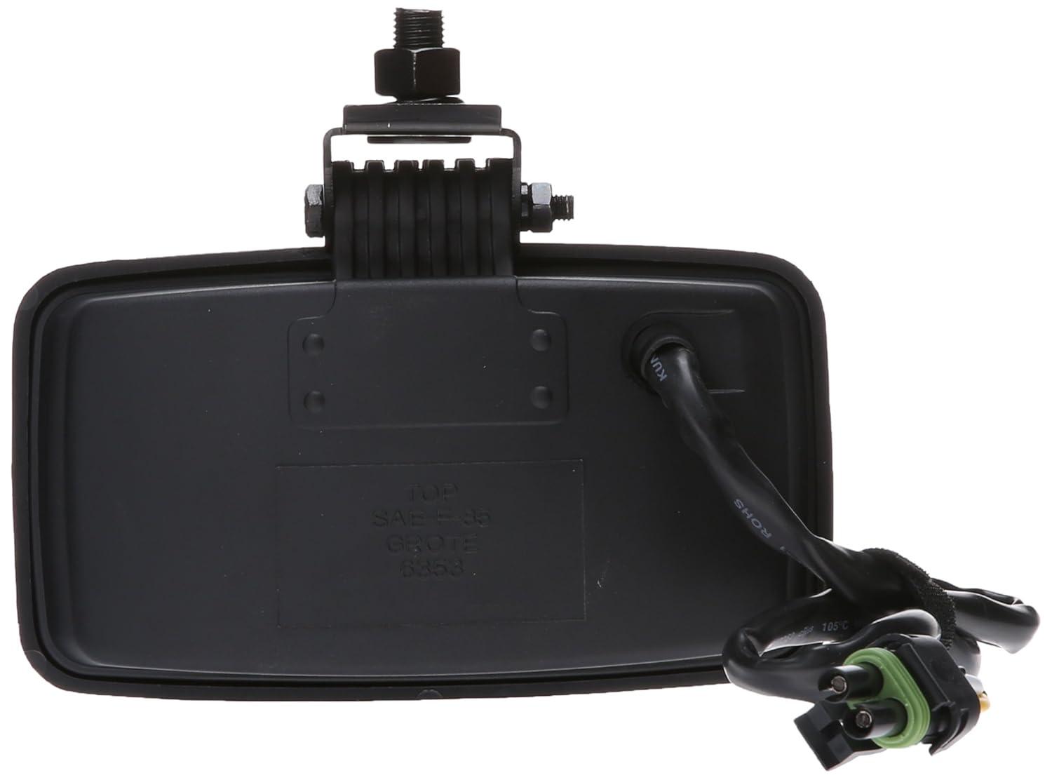 Grote 63531 Halogen Fog Light, Black Powder Finish