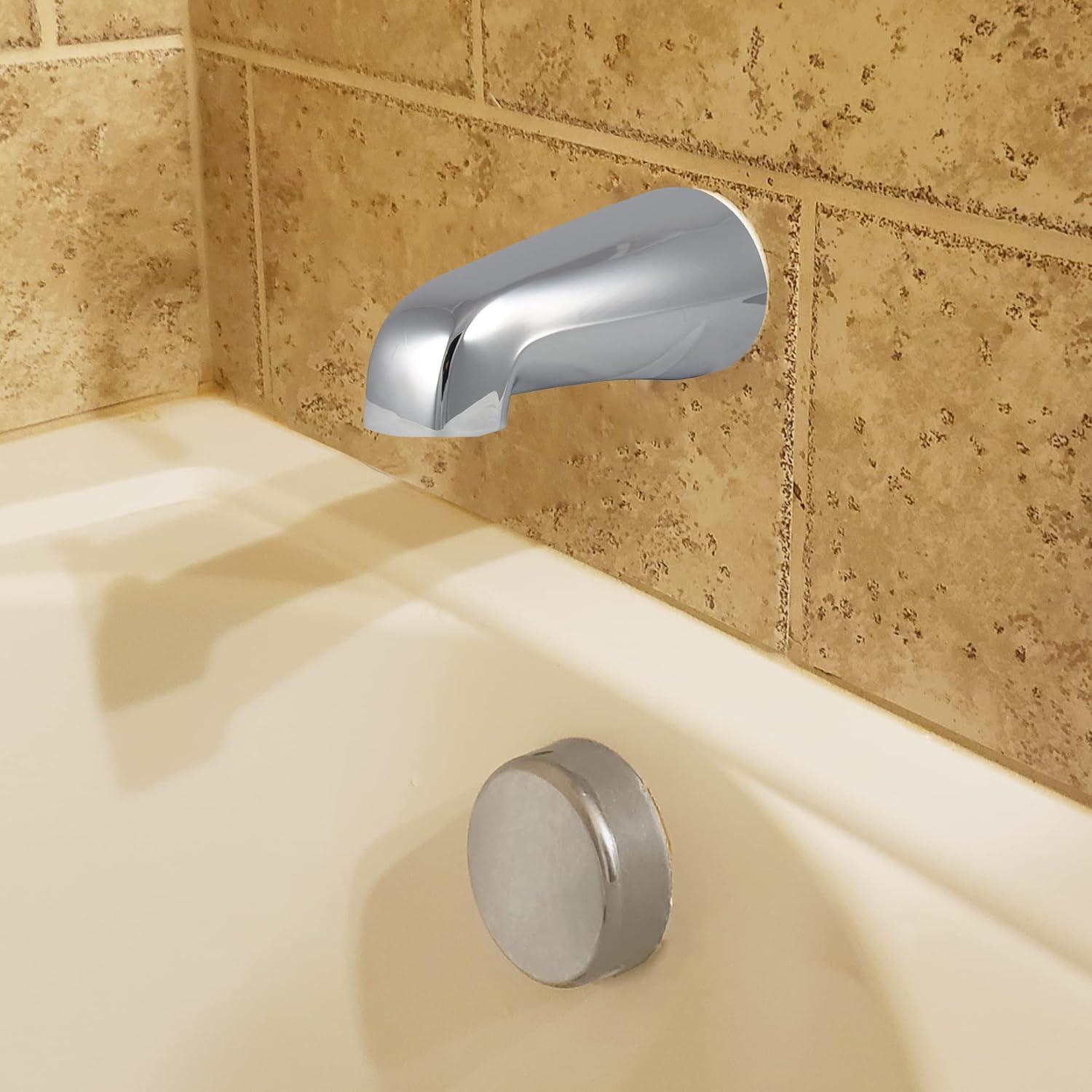 Chrome Universal Fit Tub Spout with Diverter