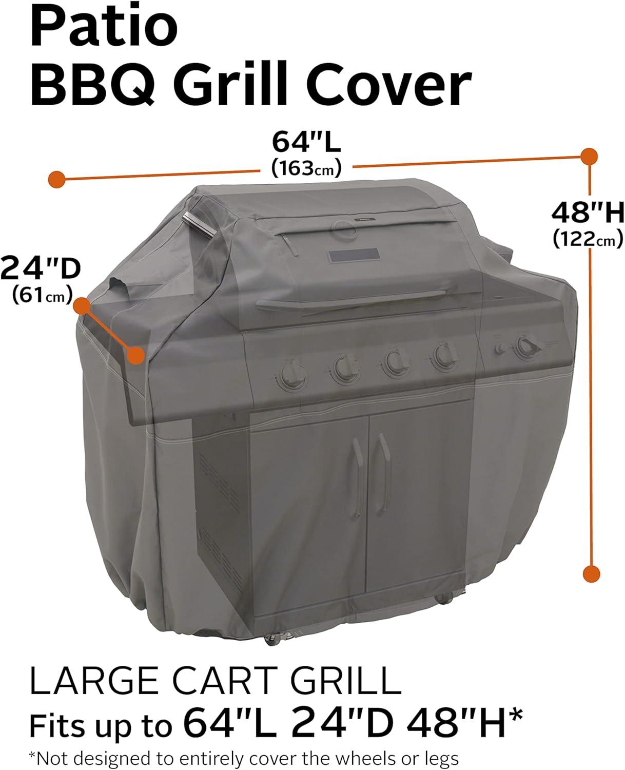 Classic Accessories Ravenna Water-Resistant 64 Inch BBQ Grill Cover