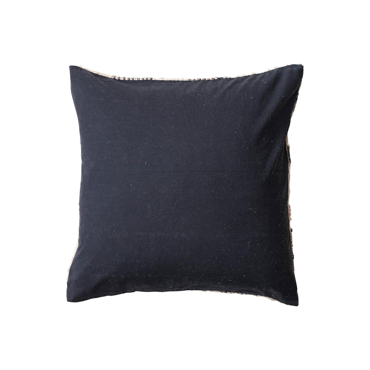Secret Garden Checkered Reversible Throw Pillow