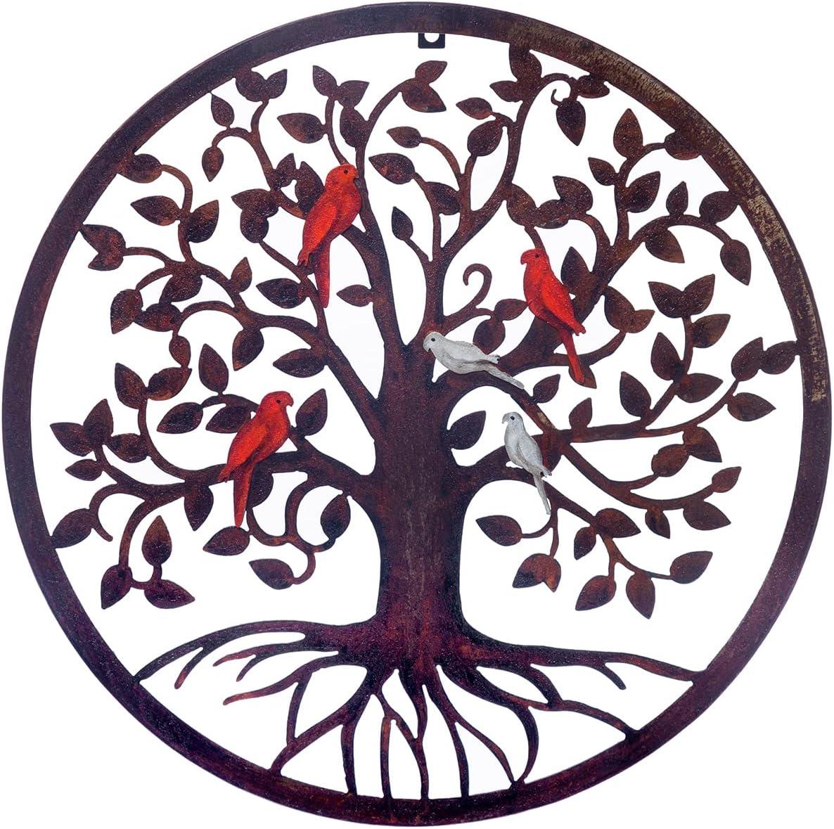 COBEKY Decor Wall Hanging For Living Room Bedroom Garden Porch Patio Office Home Decor, 18In X 18In X 0.88 In