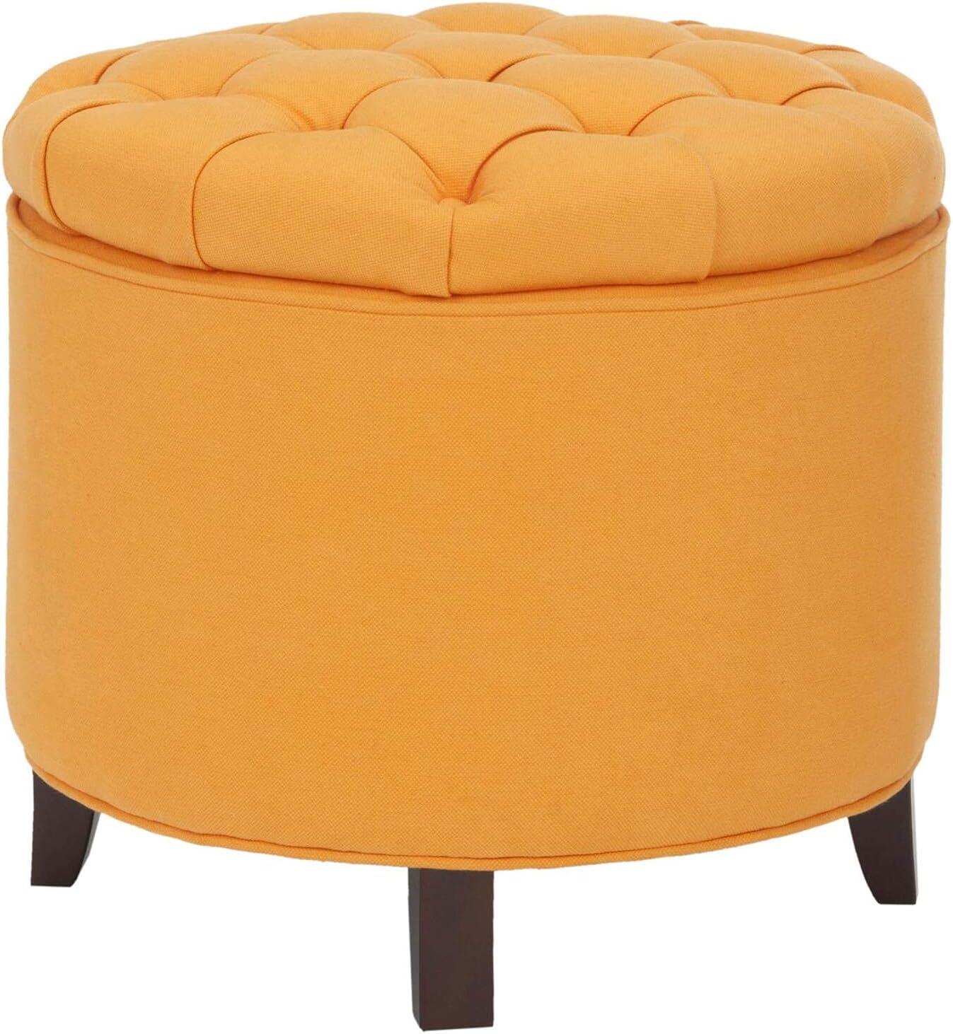 Amelia Tufted Storage Ottoman  - Safavieh