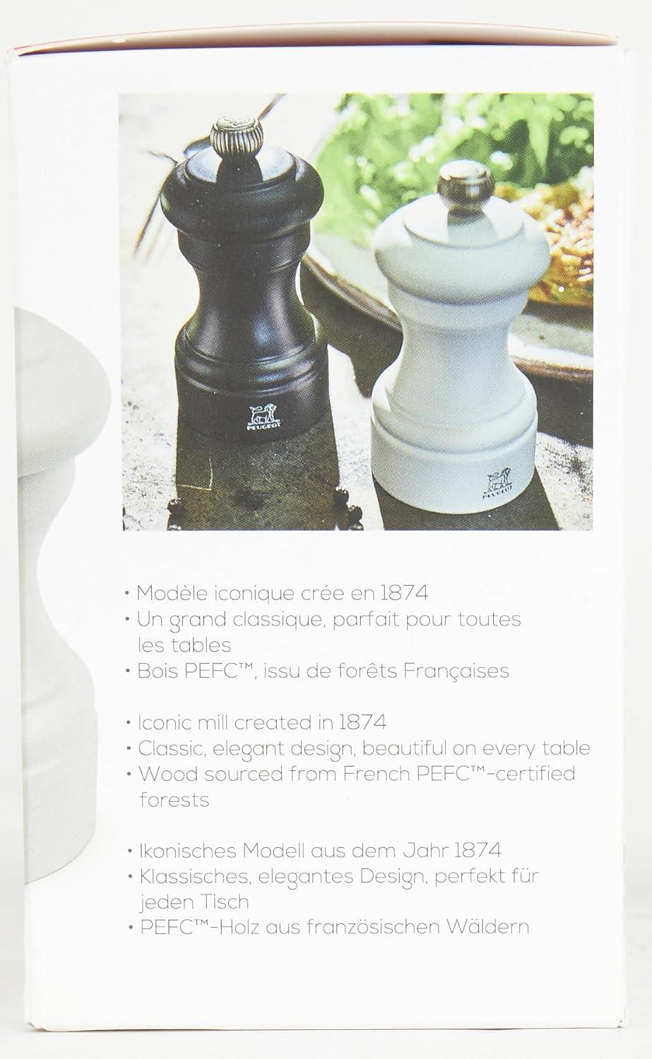 Peugeot | Bistro Duo, Wood, Black/White, 10 cm - 4 in