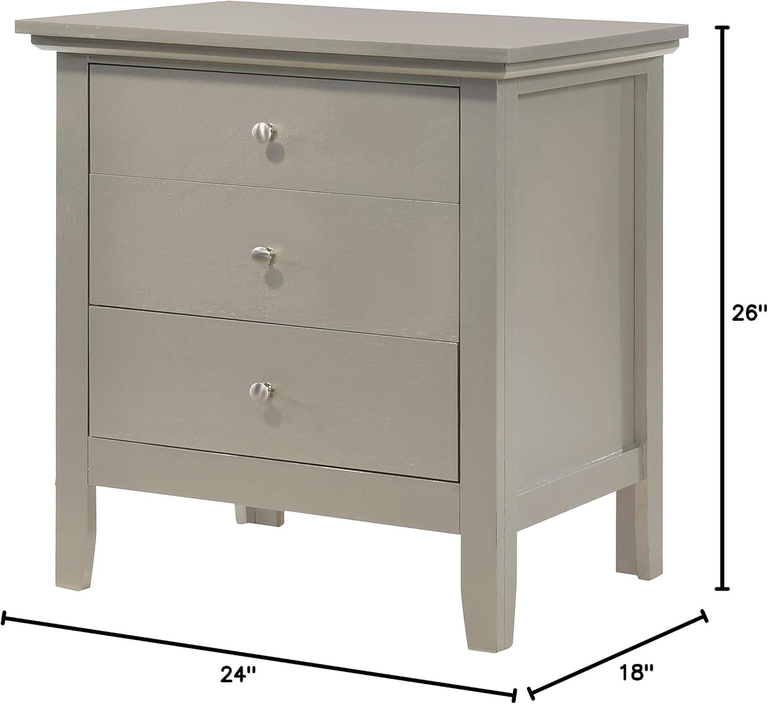 Hammond 3 - Drawer Nightstand