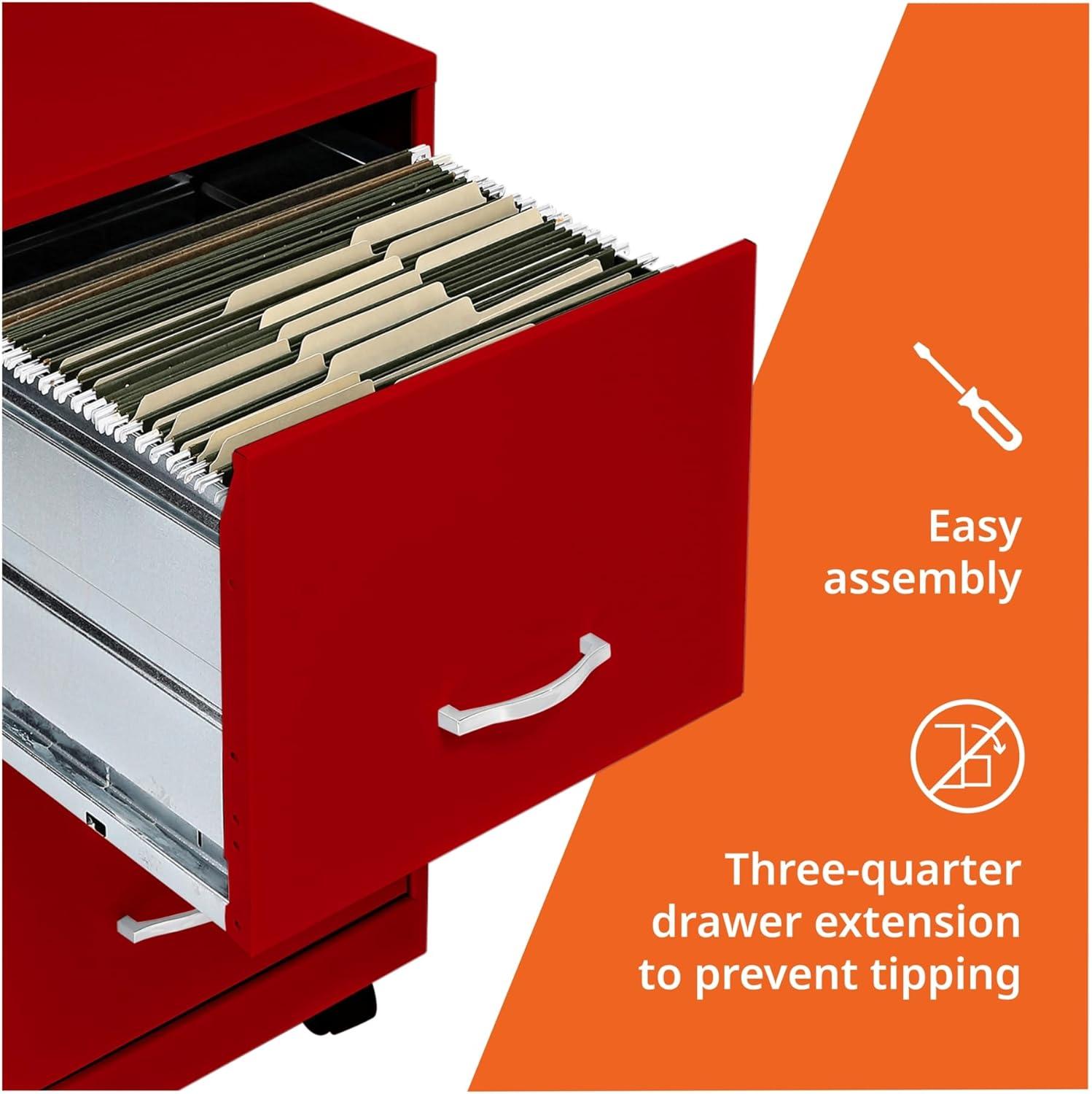 Inbox Zero Onetta Mobile 2-Drawer File Cabinet