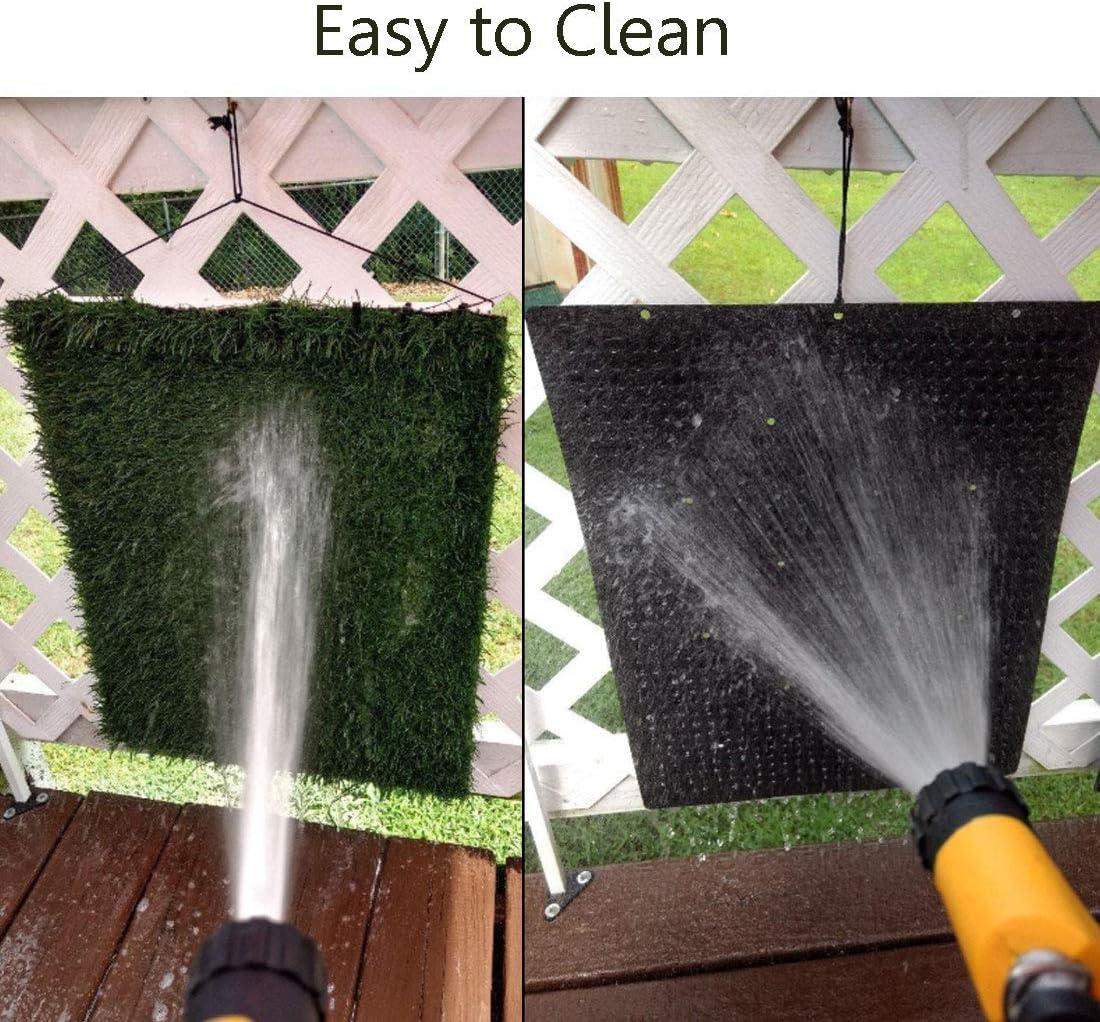 LOMANTOWN Fake Grass Dog Potty Pad Portable Dog Turf Trainer Grass with Tray, 30"x20"