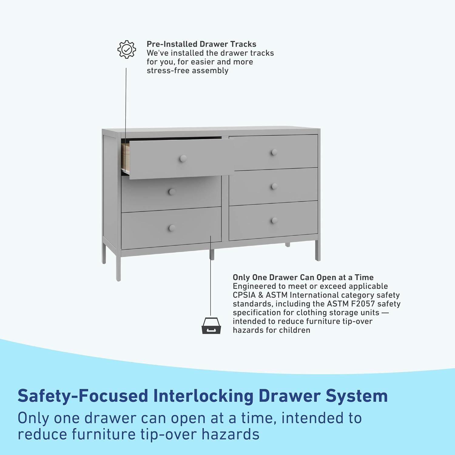 Graco Universal 6 Drawer Double Dresser