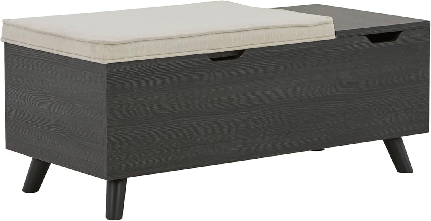 Traneisha Polyester Upholstered Storage Bench