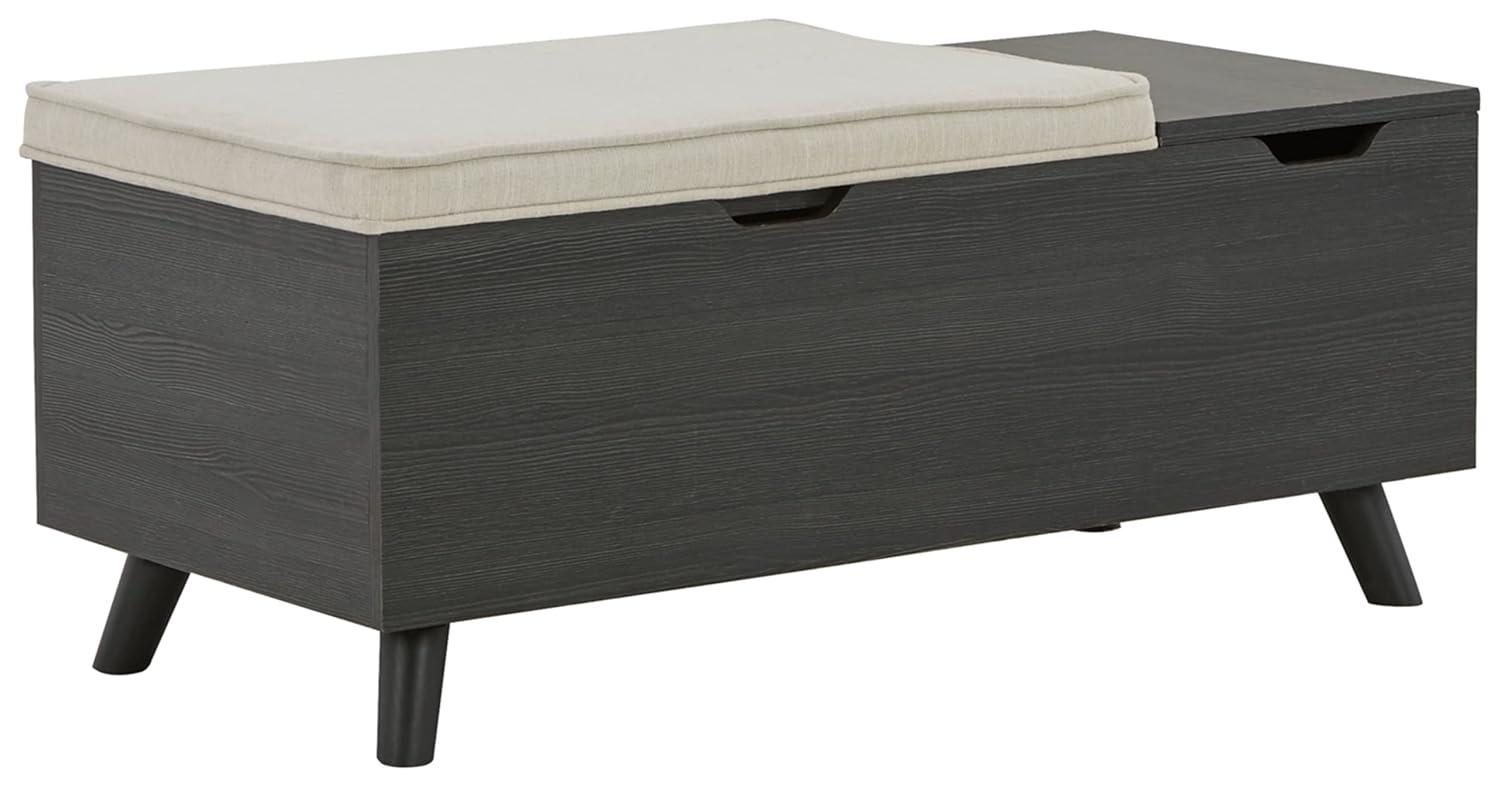 Loon Peak® Kadira Polyester Upholstered Storage Bench