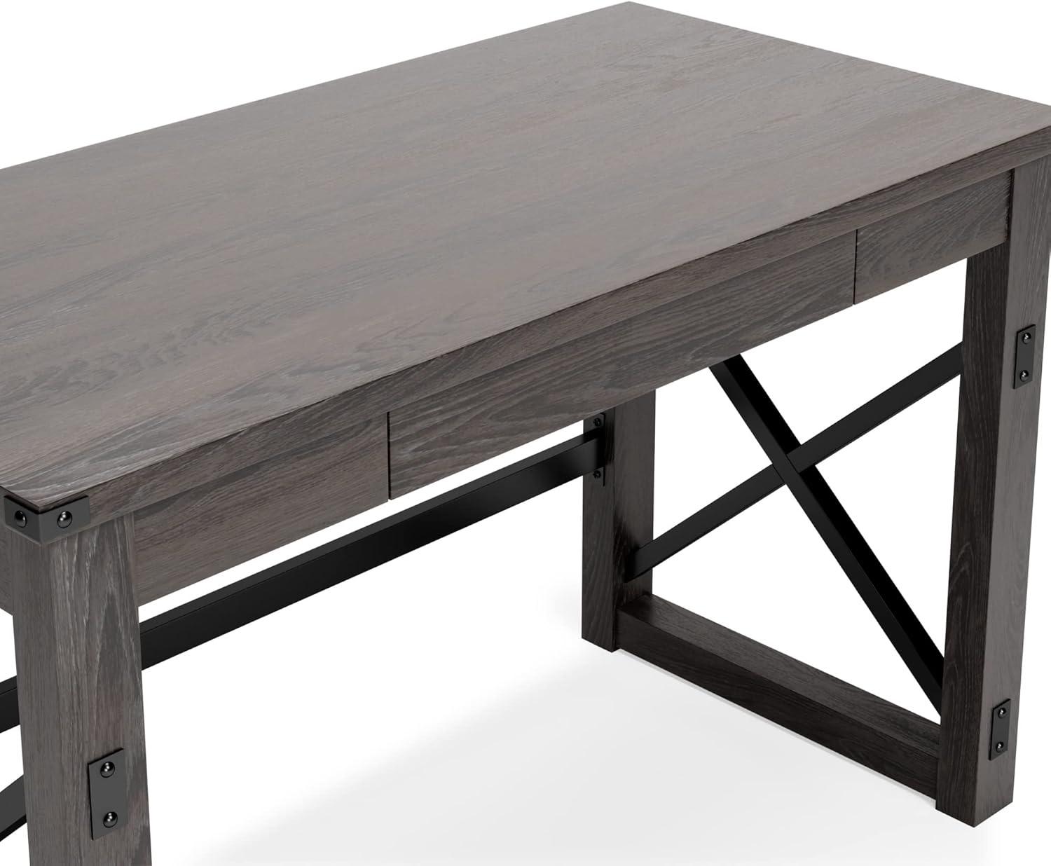 Signature Design by Ashley Casual Freedan 48" Home Office Desk, Grayish Brown