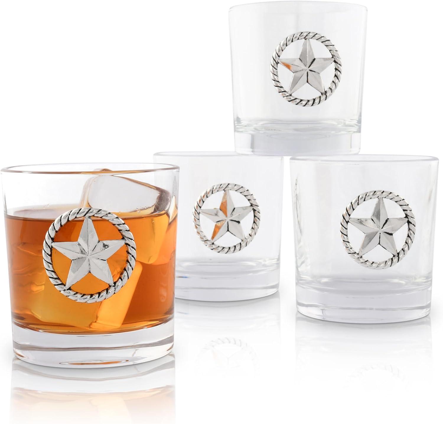 Arthur Court Designs Arthur Court Designs 4 - Piece Western Star Whiskey Glassware Set (Set of 4)