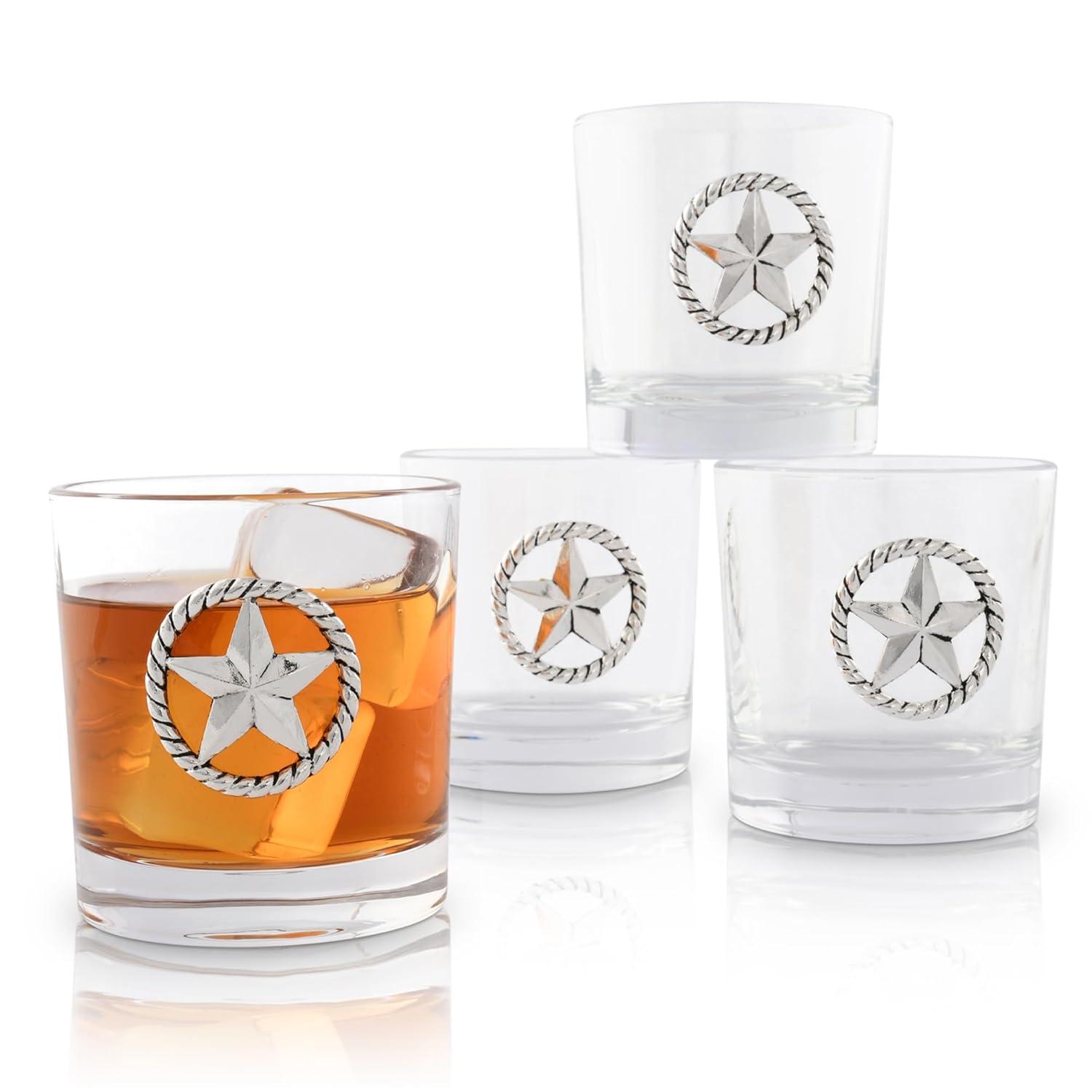Arthur Court Designs Arthur Court Designs 4 - Piece Western Star Whiskey Glassware Set (Set of 4)
