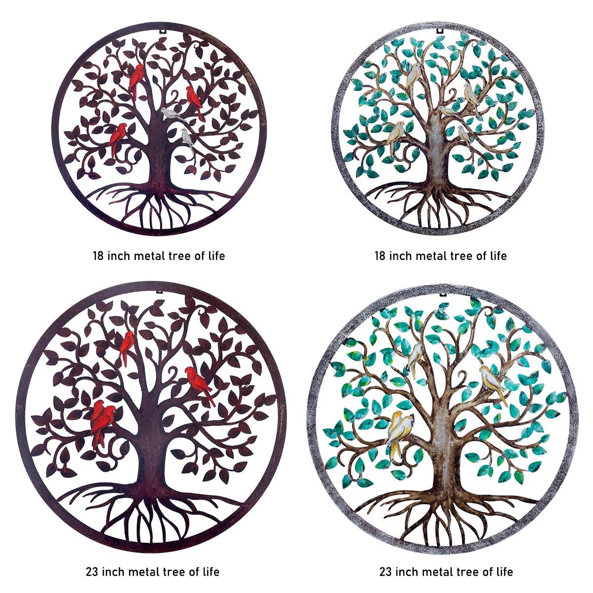 COBEKY Decor Wall Hanging For Living Room Bedroom Garden Porch Patio Office Home Decor, 18In X 18In X 0.88 In