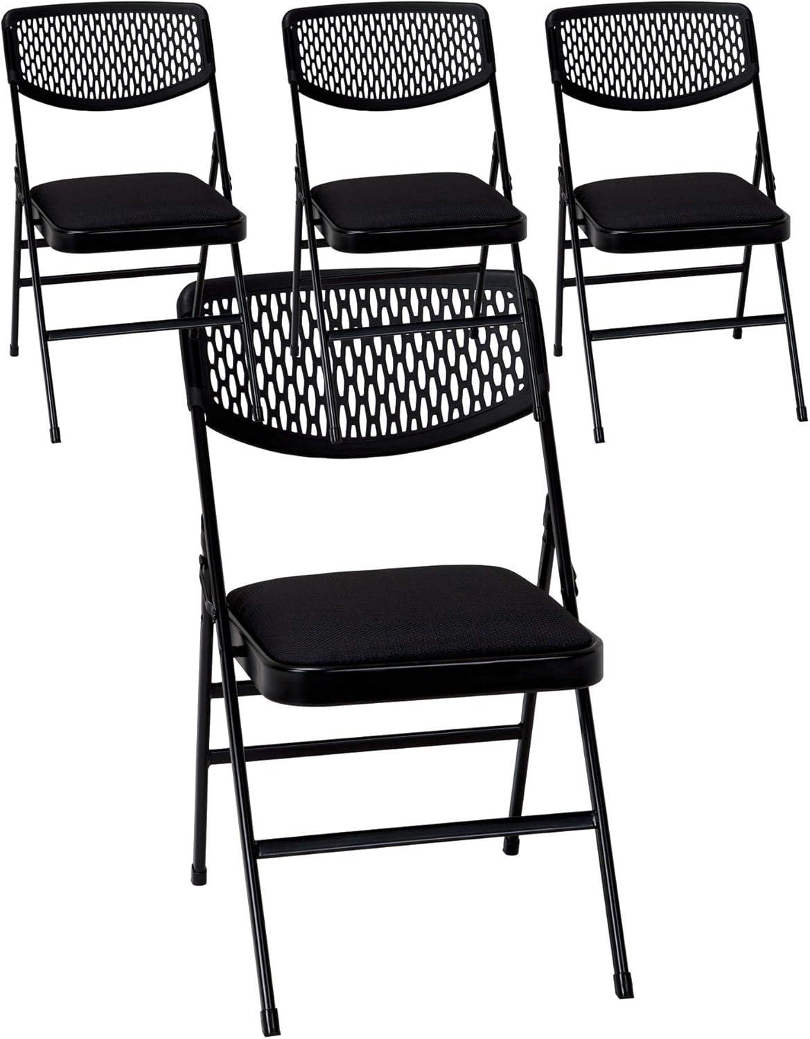 COSCO Ultra Comfort Commercial XL Premium Fabric Padded Folding Chair