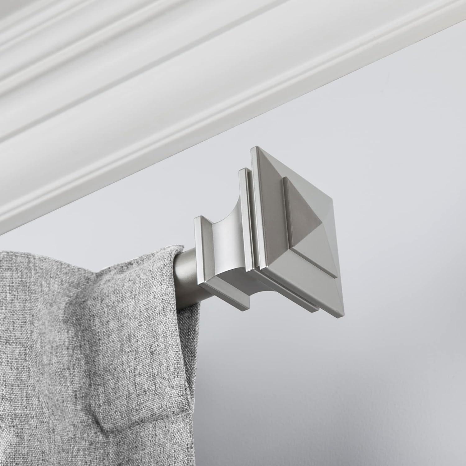 SnugSet Andrew Steel Adjustable Single Curtain Rod