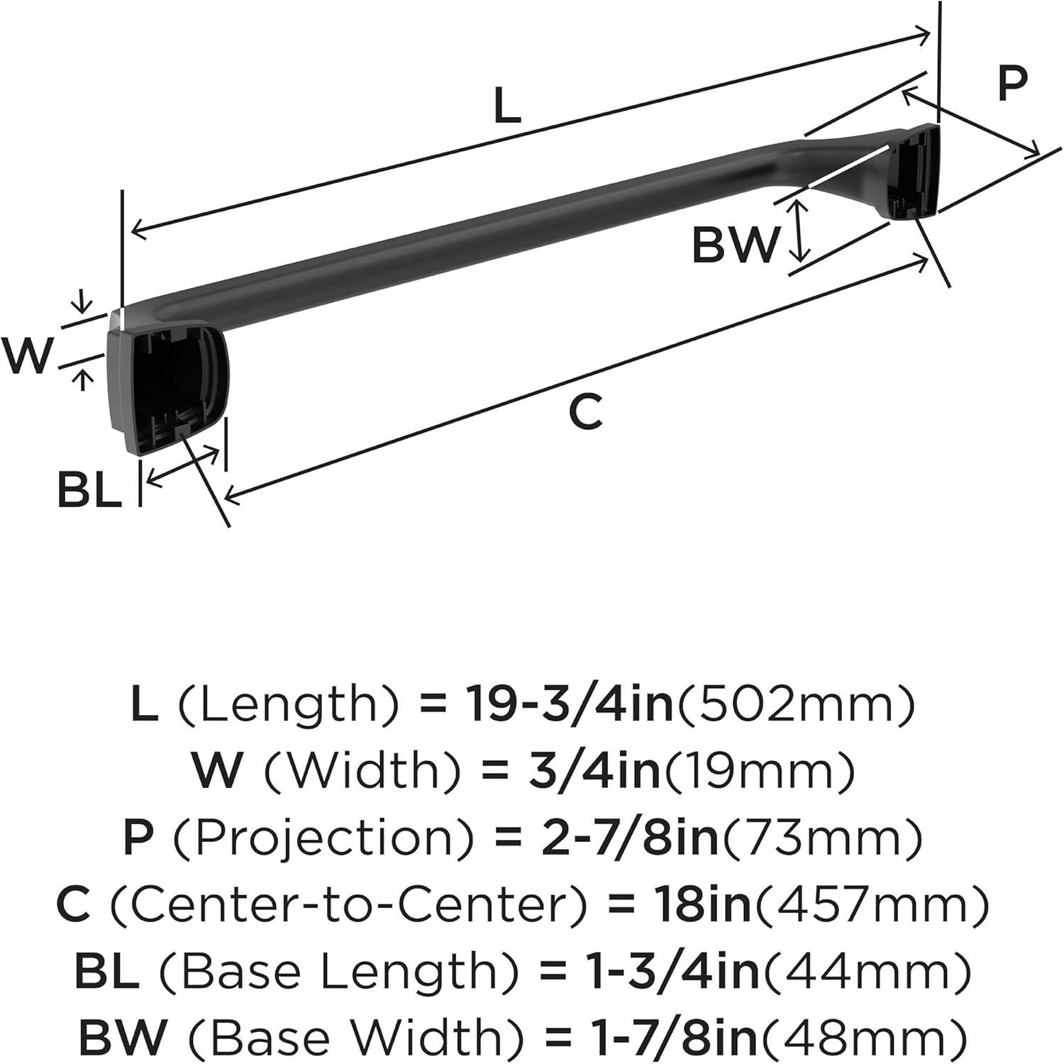 Revitalize 19.75" Wall Mounted Towel Bar