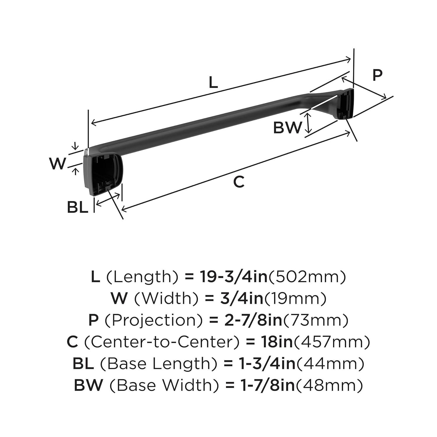 Revitalize 19.75" Wall Mounted Towel Bar