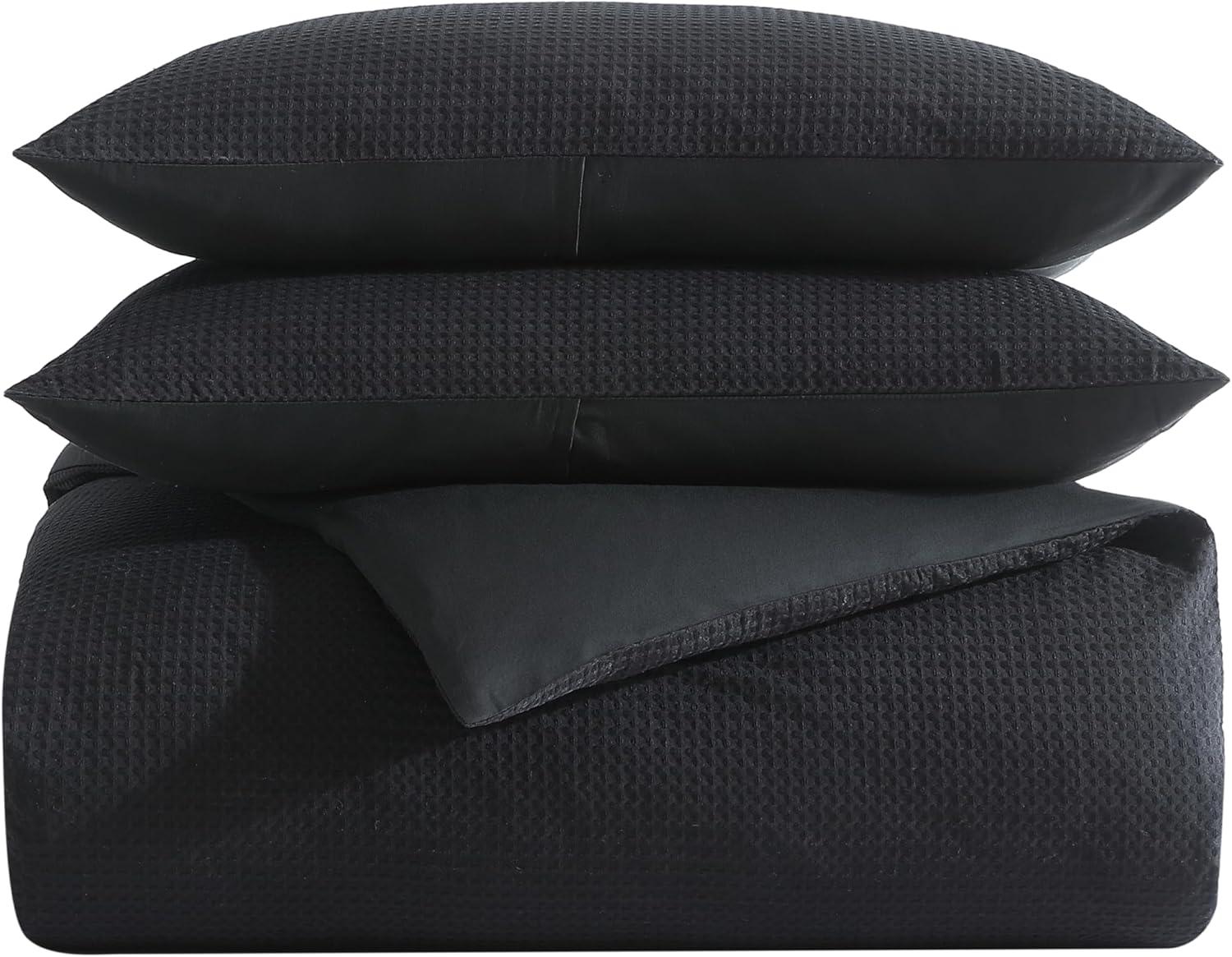 Vera Wang Vera Wang Waffle Pique Solid Cotton Comforter Set