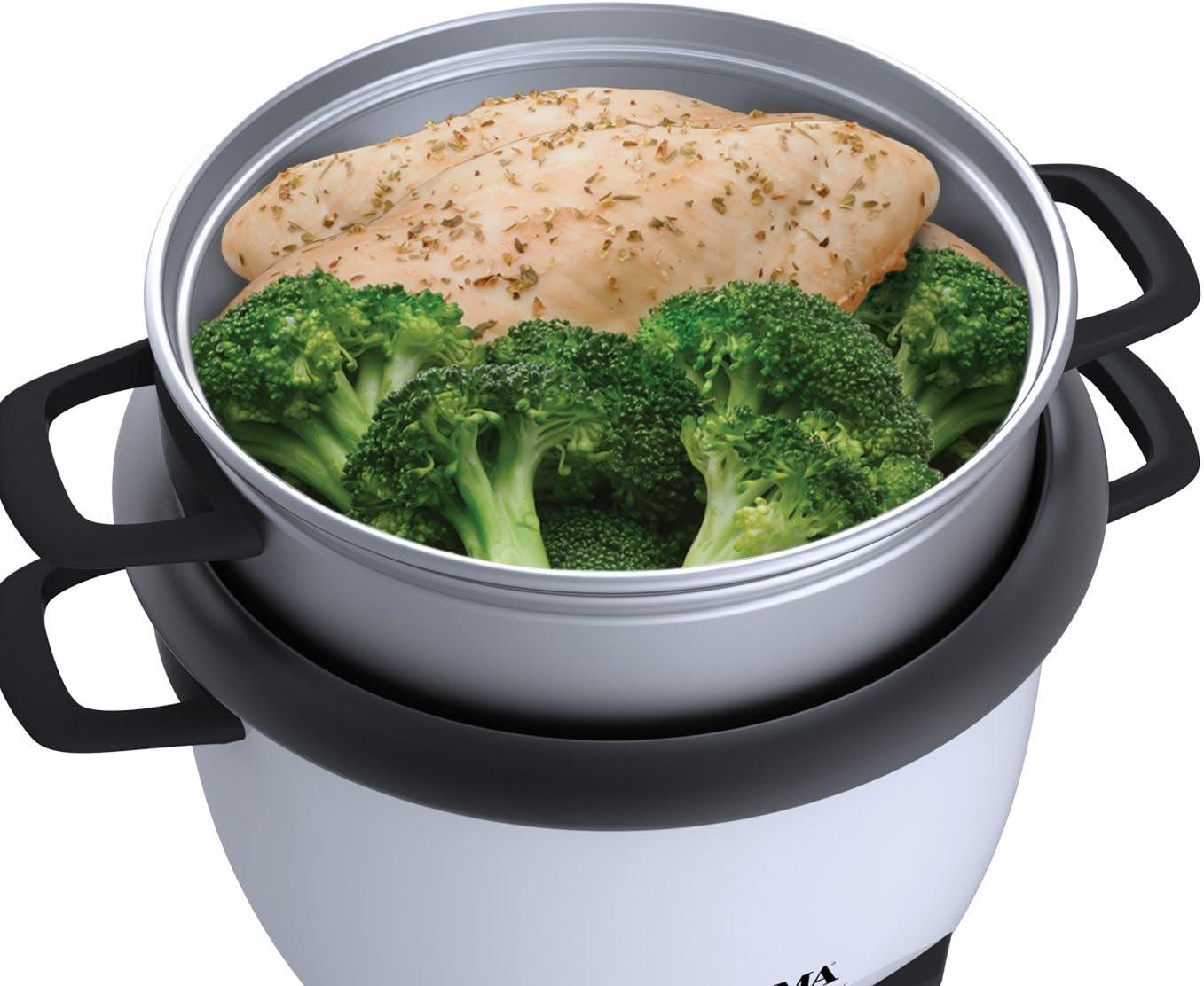 Aroma AROMA Rice Cooker, 7-Cup (Uncooked) / 14-Cup (Cooked), Steamer, Grain Cooker, 3Qt