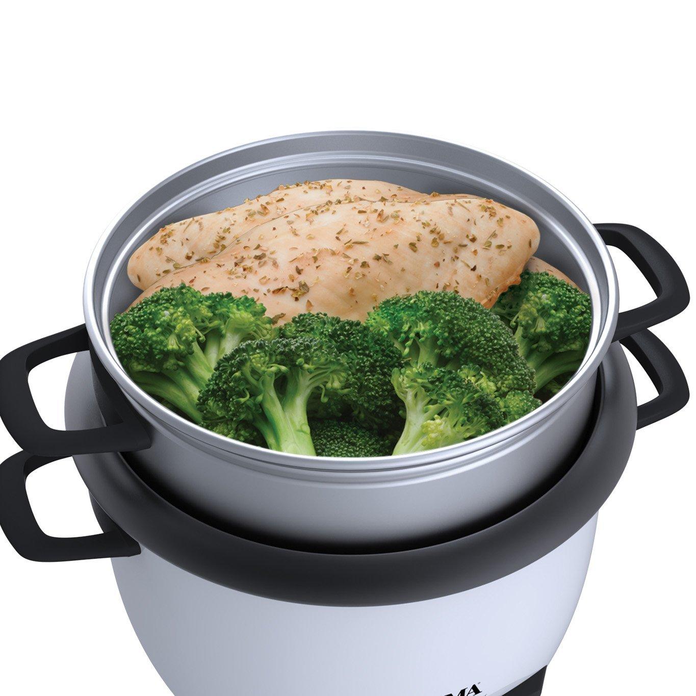Aroma AROMA Rice Cooker, 7-Cup (Uncooked) / 14-Cup (Cooked), Steamer, Grain Cooker, 3Qt