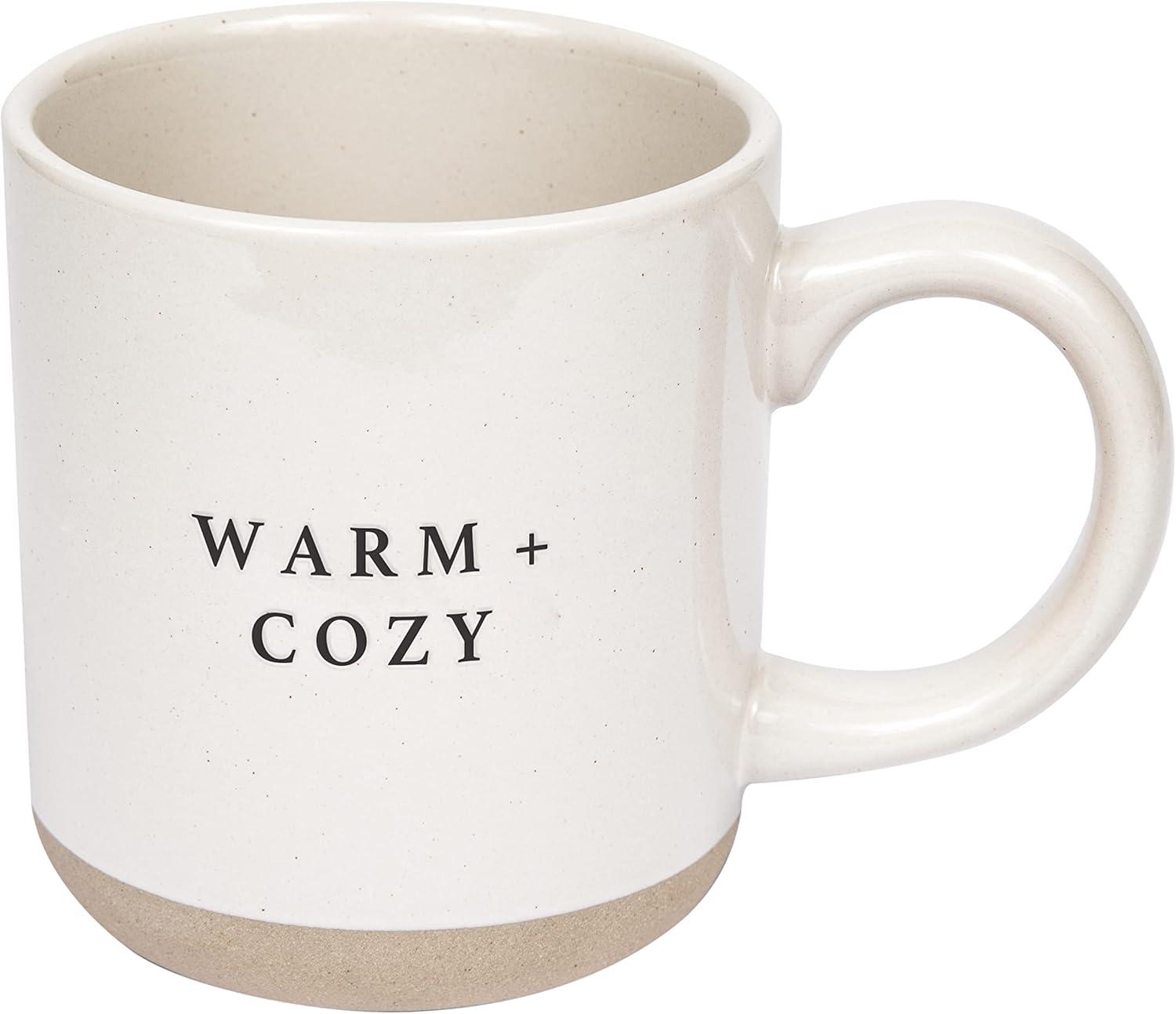 Sweet Water Decor Warm and Cozy Stoneware Coffee Mug -14oz