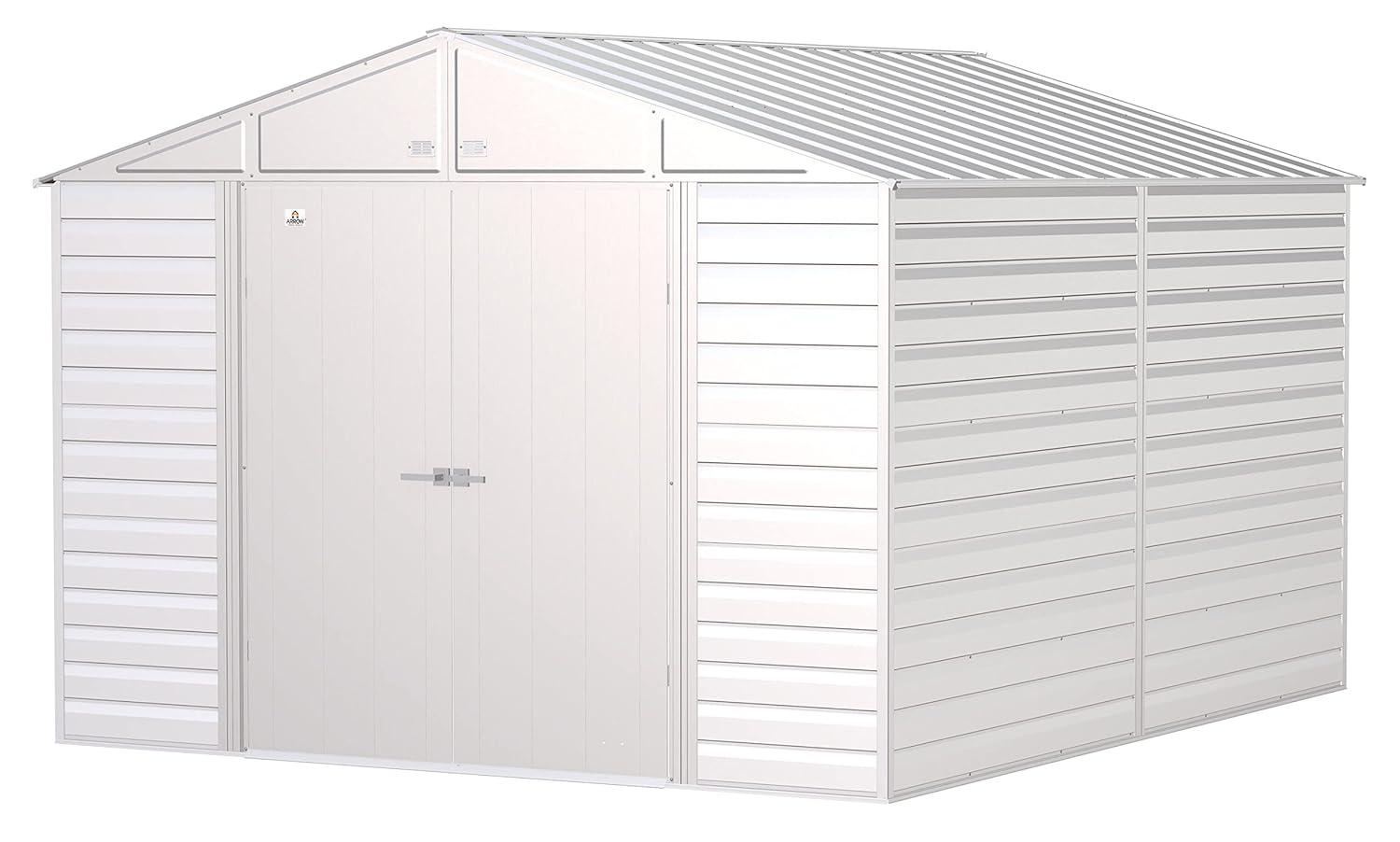 Arrow 10 ft. W x 12 ft. D Metal Storage Shed