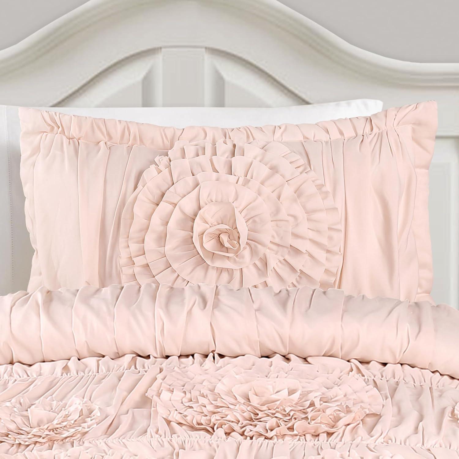 Lush Decor Serena Microfiber Traditional Comforter Set