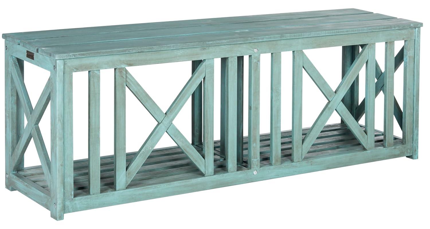 Branco Bench - Outdoor - FOX6706 - Natural - Safavieh