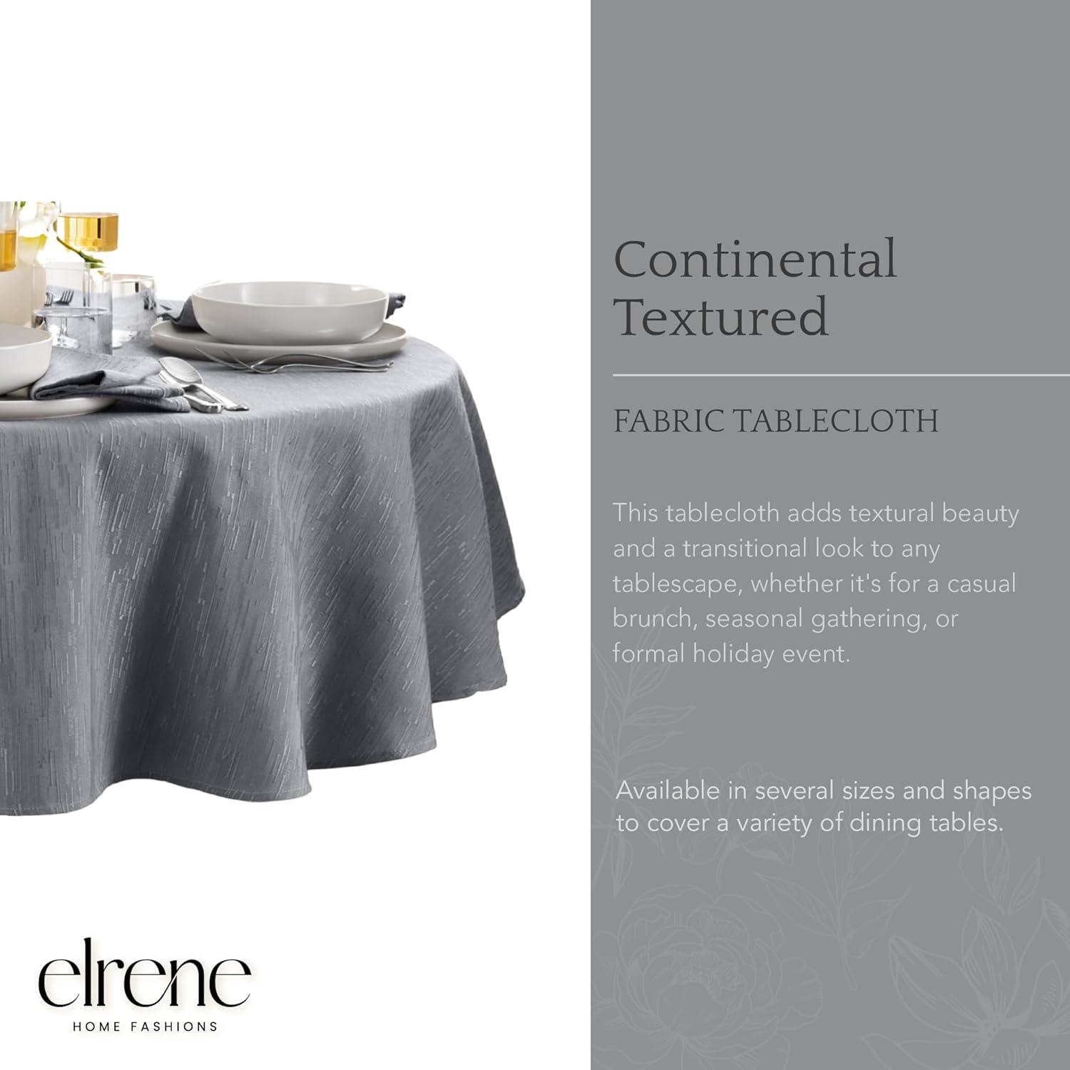 Latitude Run® Brosh Solid Texture Water and Stain Resistant Polyester Rectangle Tablecloth