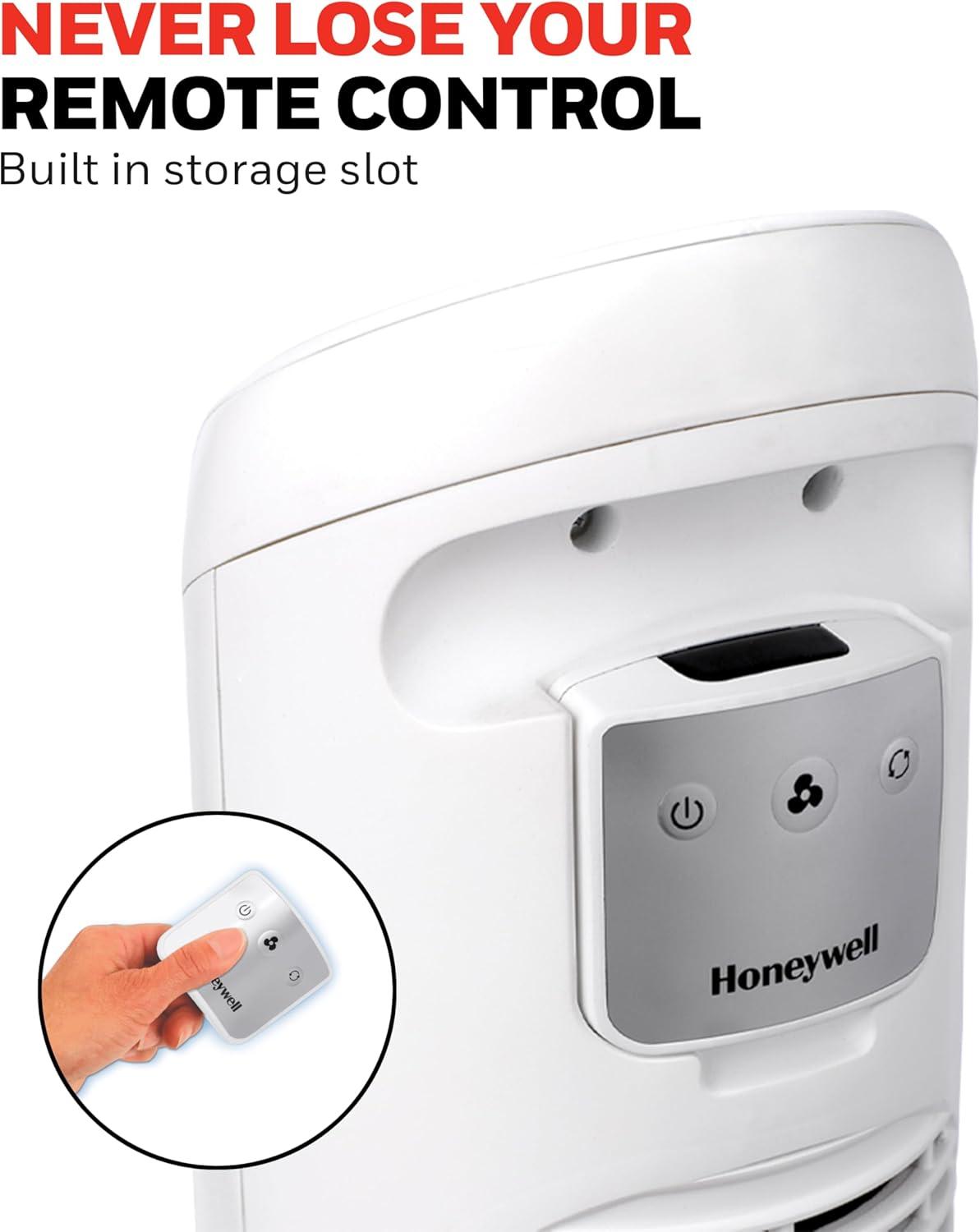 Honeywell QuietSet 5 Speed Oscillating Tower Fan White HYF260W