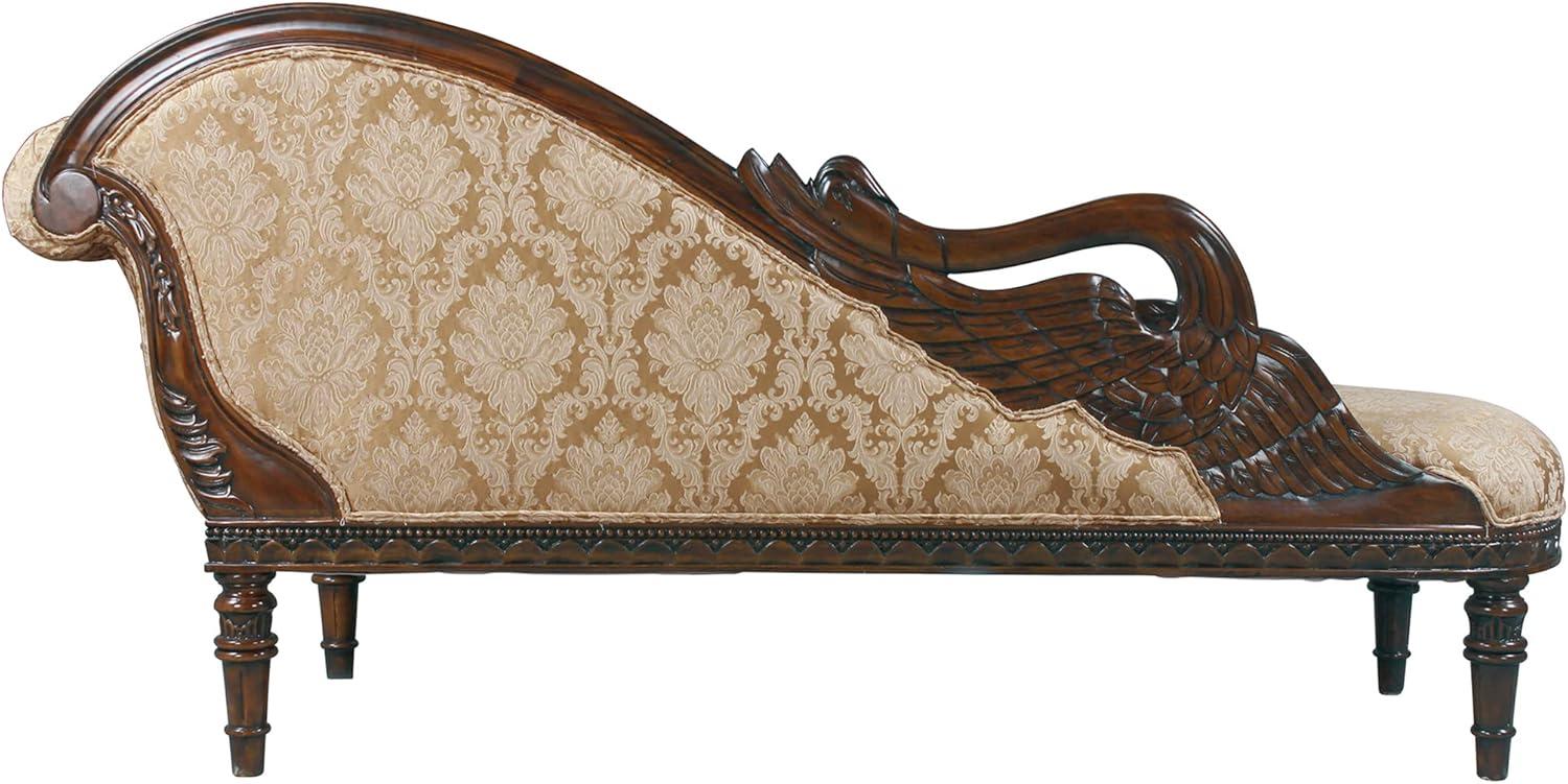 Design Toscano Swan Fainting Couch: Left Version