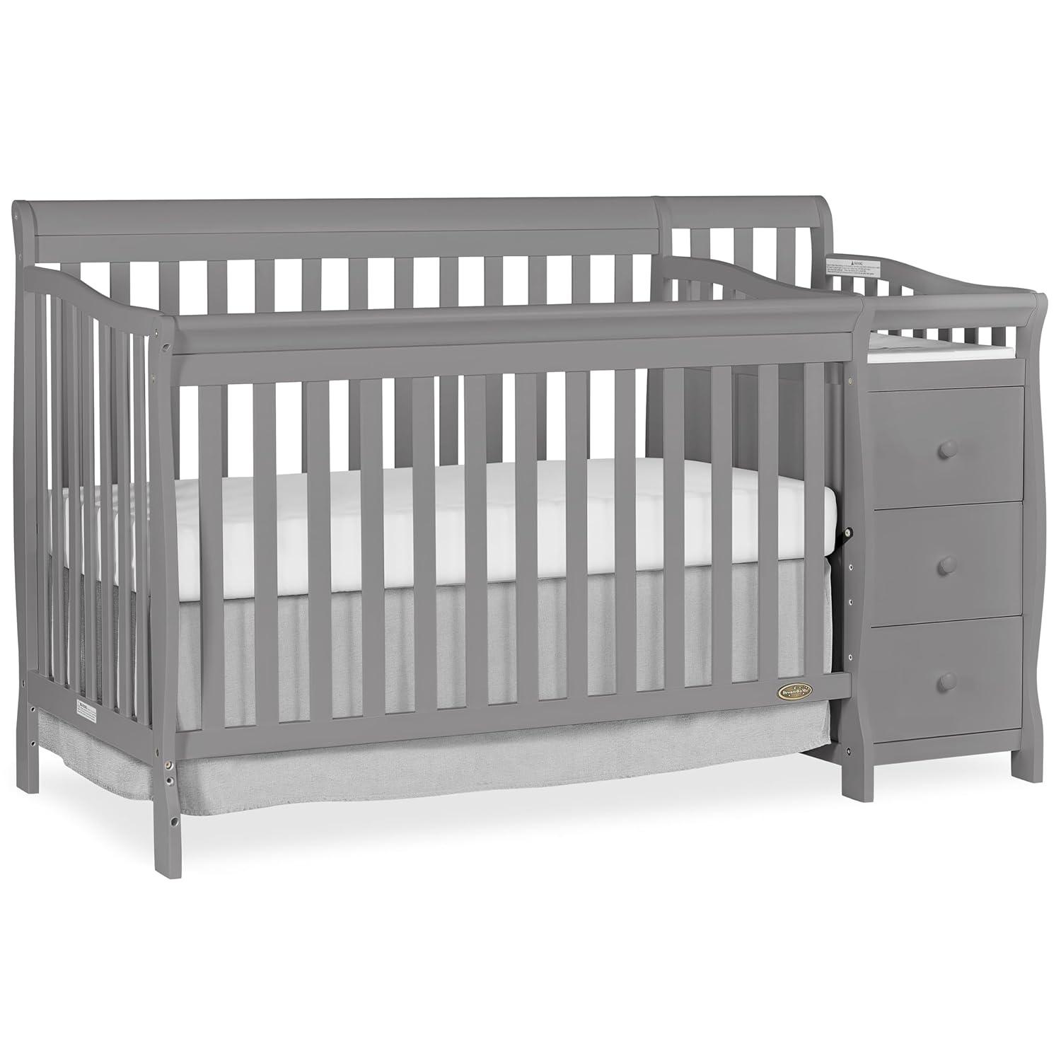 Dream On Me 5 in 1 Brody Convertible Crib with Changer