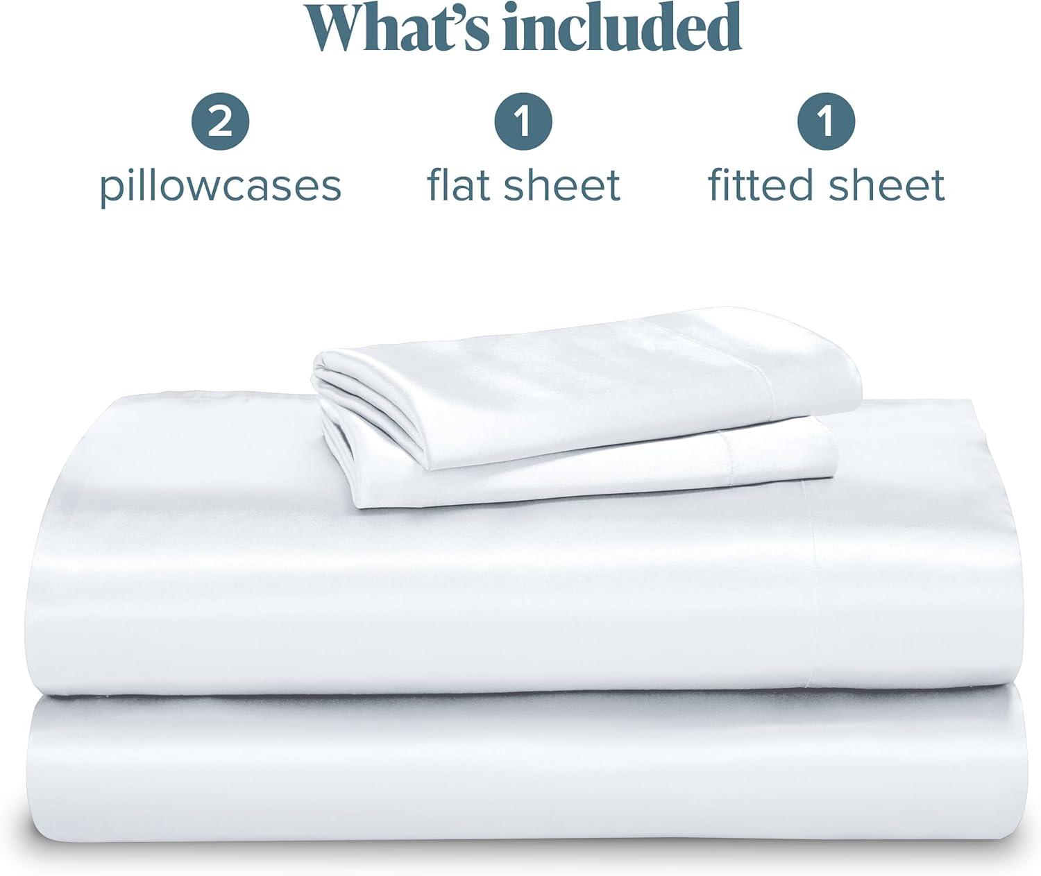 Bare Home Satin Sheet Set