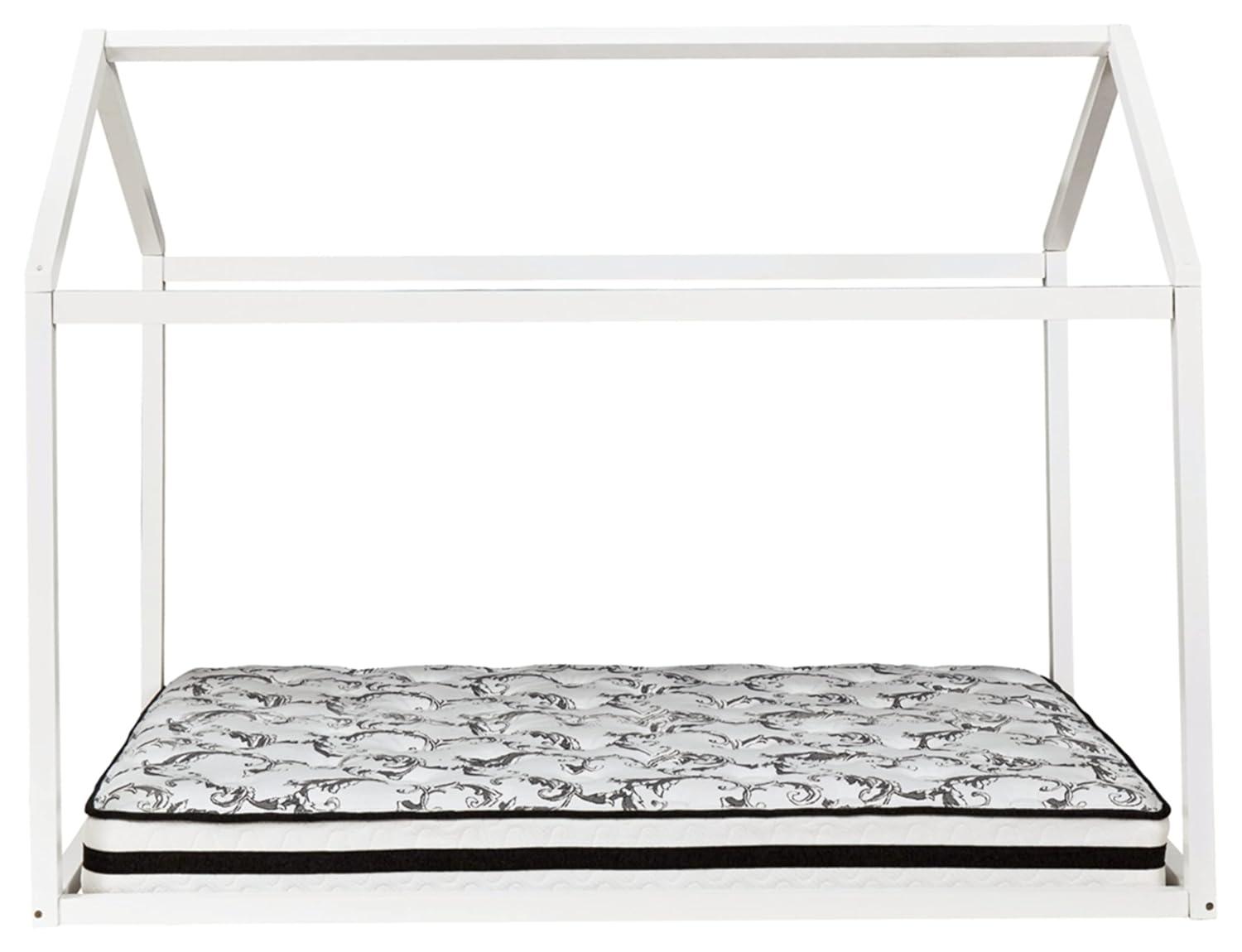 Signature Design by Ashley Flannibrook Contemporary House Bed Frame, Full, White