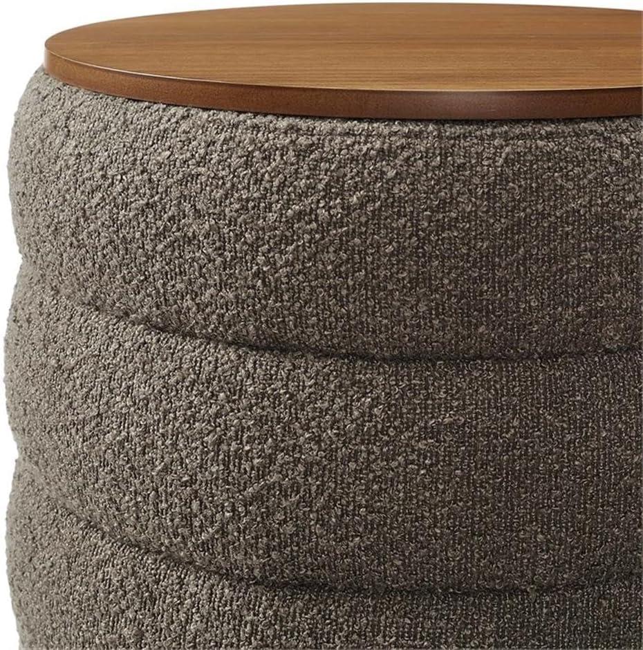 Modway Modway Mezzo 17.3" Wide Round Storage Ottoman