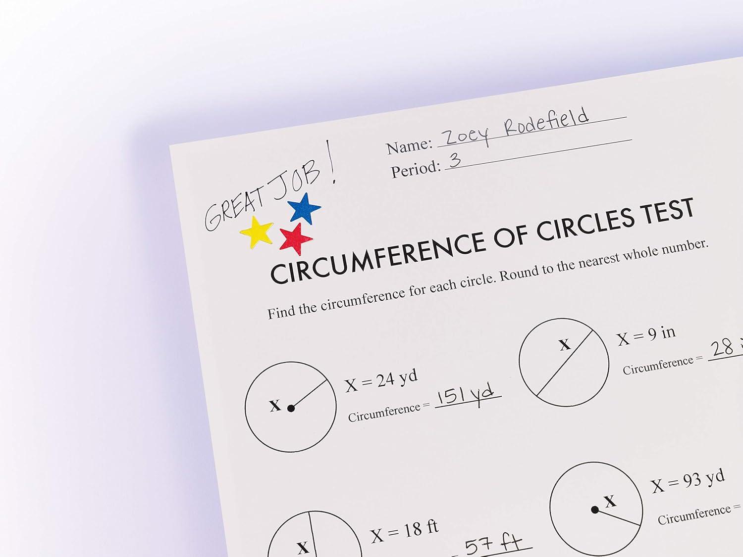 Avery Colored Foil Stars 1/2" dia Assorted Colors 440/Pack 06007