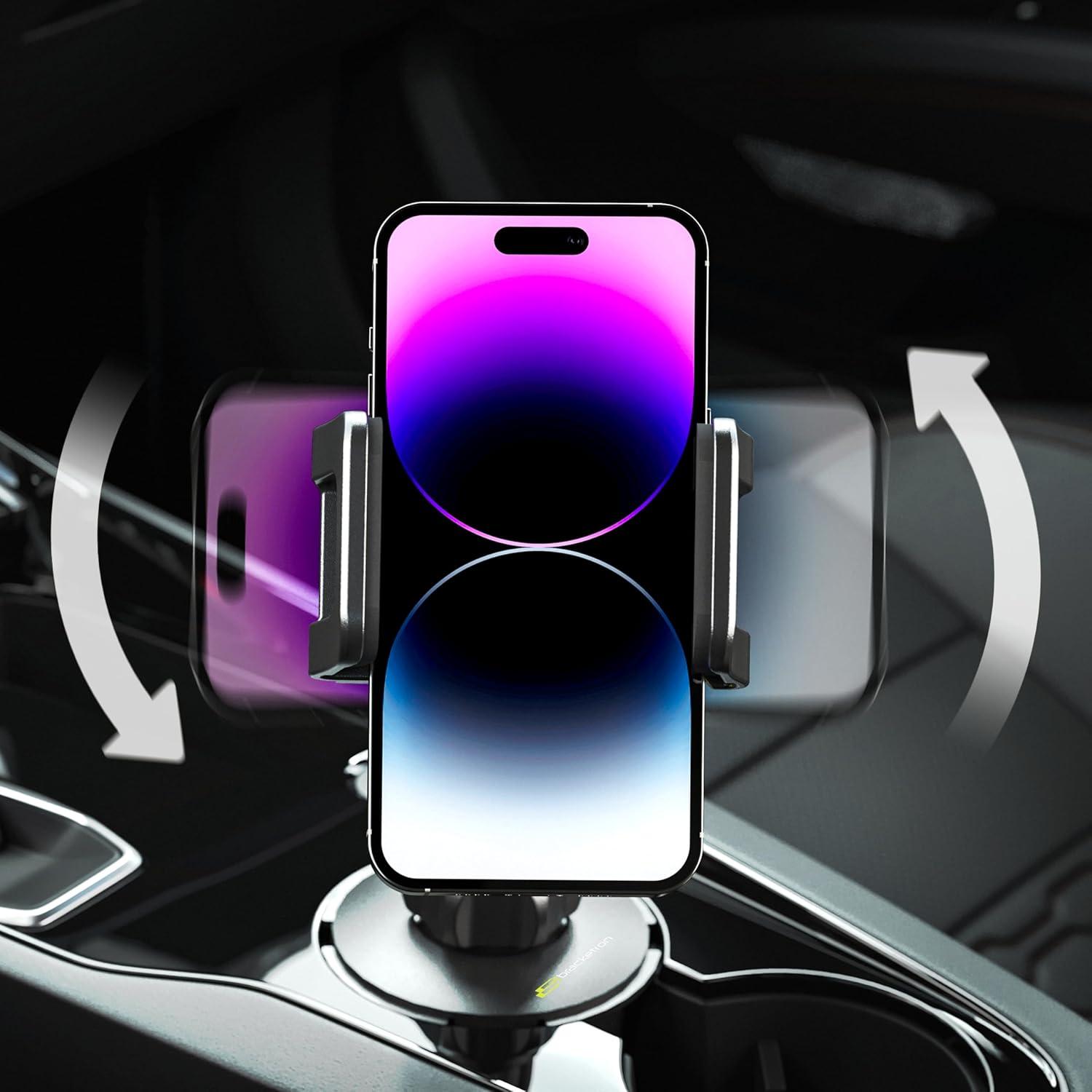 Bracketron BT1-641-2 iPhone Mount Horiz/Vert Vent Mnt For 3-1/2"W 360 Rotating