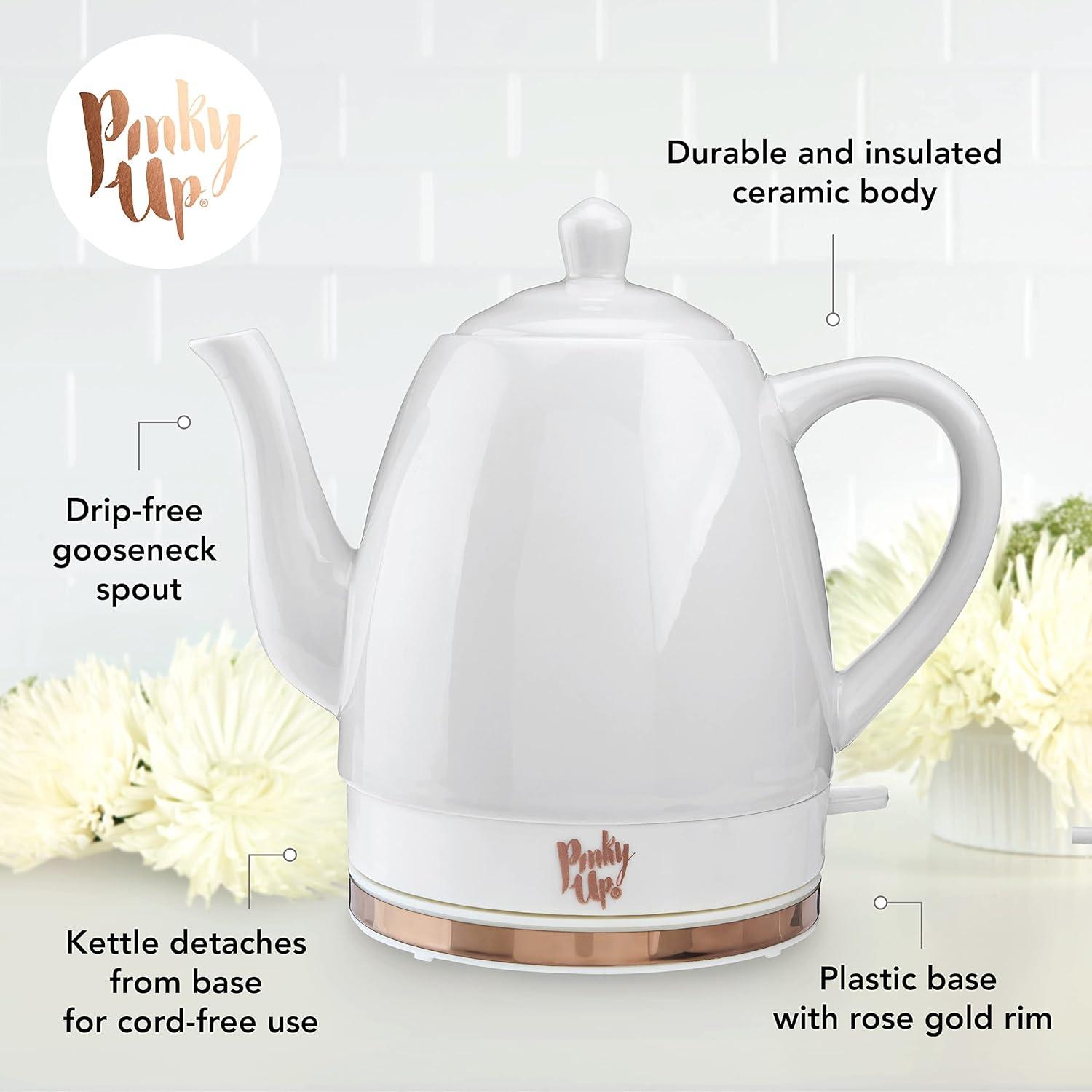 Noelle Ceramic Electric Tea Kettle