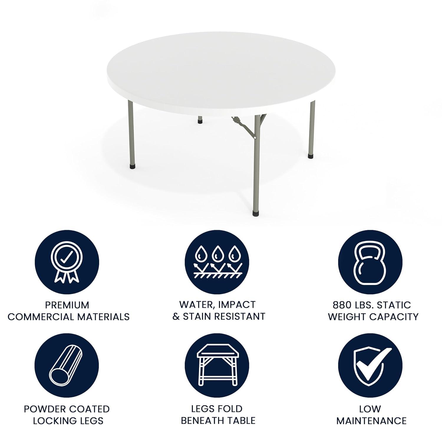 Flash Furniture Noah Plastic Folding Event Table