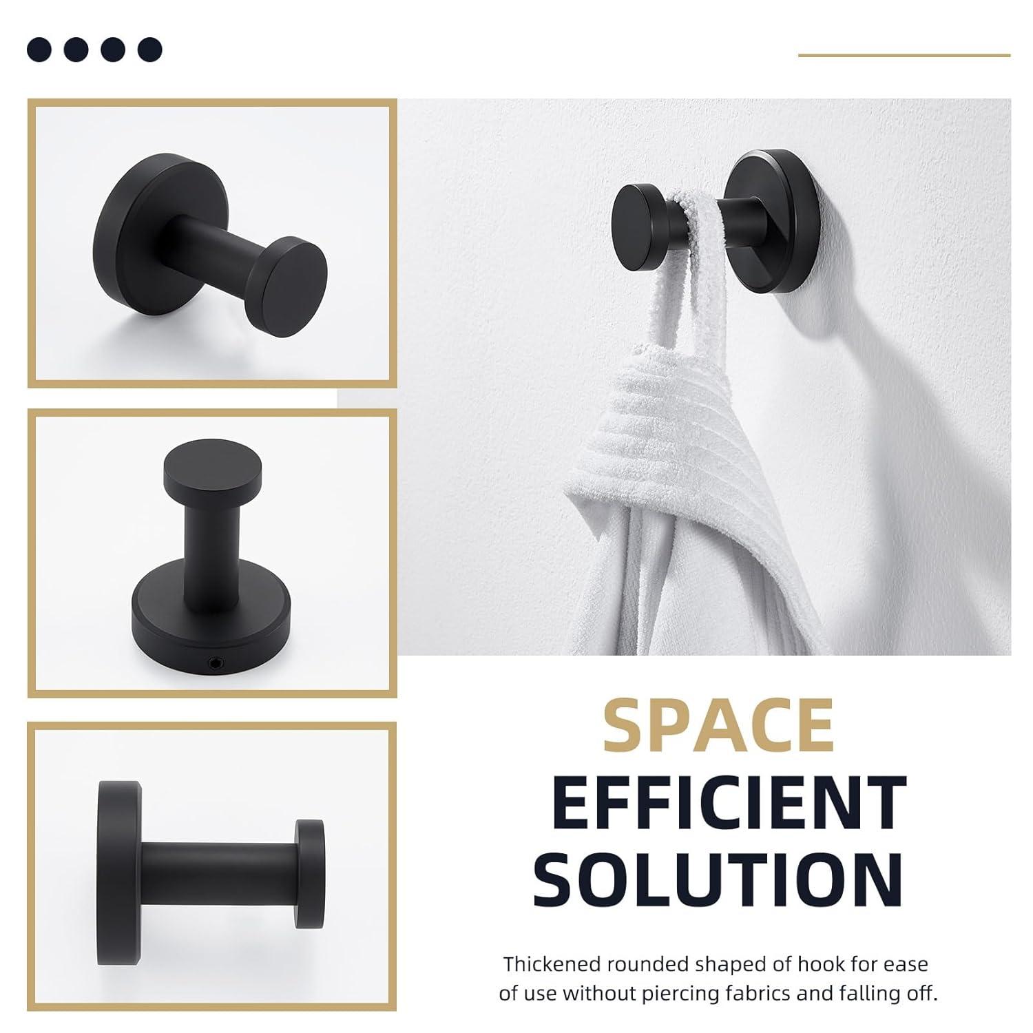AngleSimple AE083 Stainless Steel Wall Mounted Robe Hook