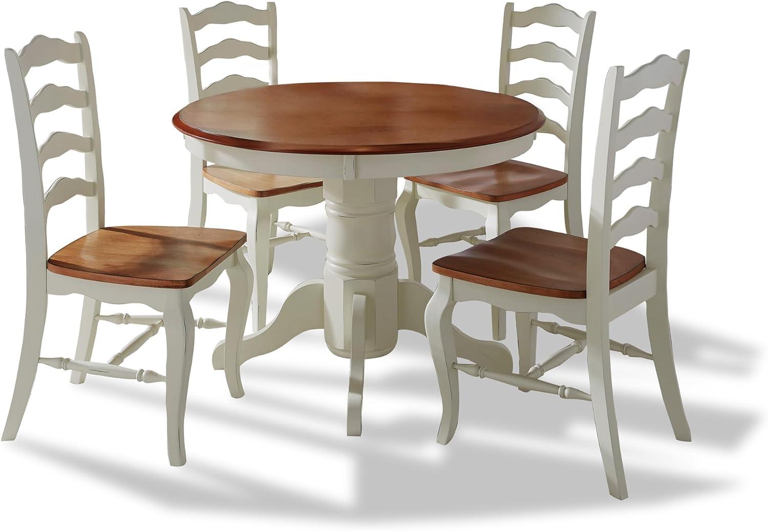 5pc French Countryside Dining Set Off White - Homestyles