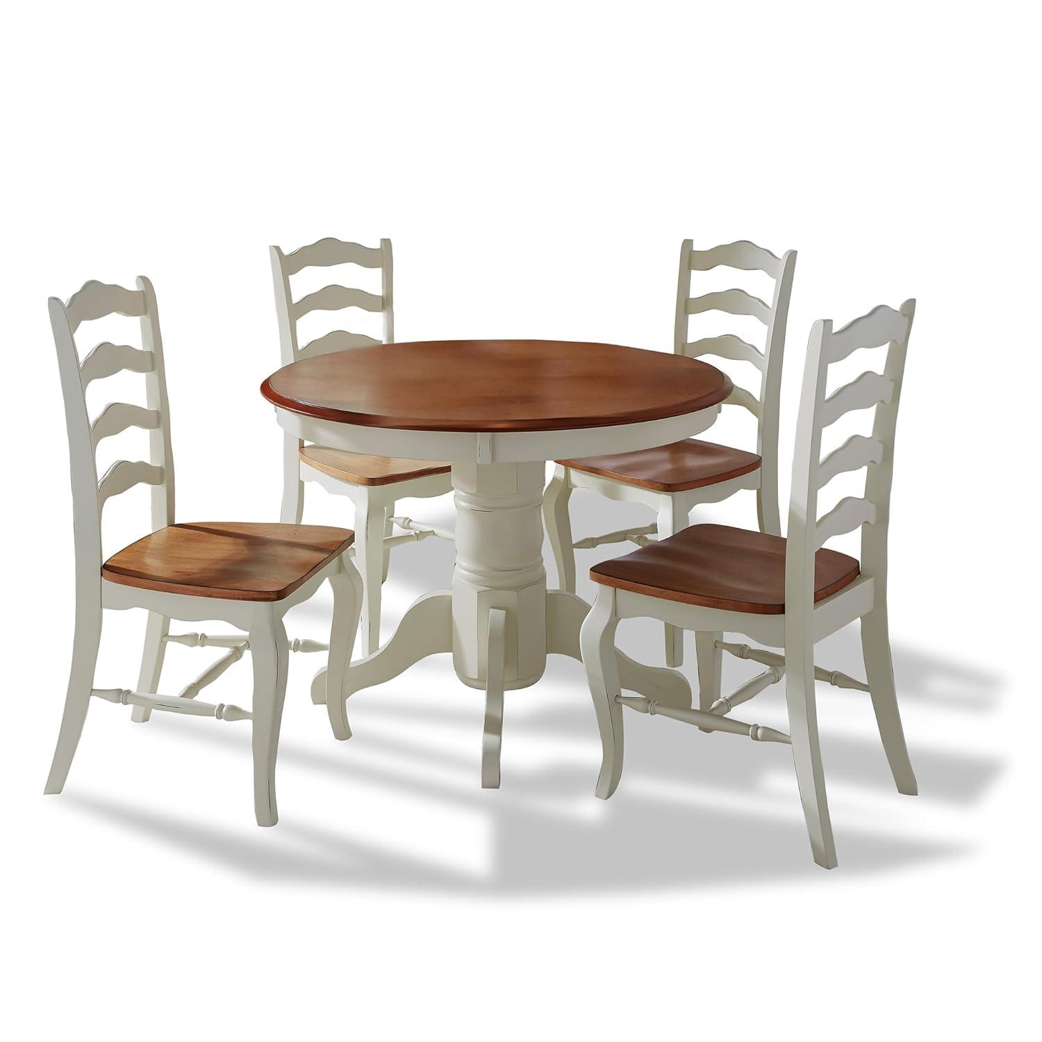 5pc French Countryside Dining Set Off White - Homestyles