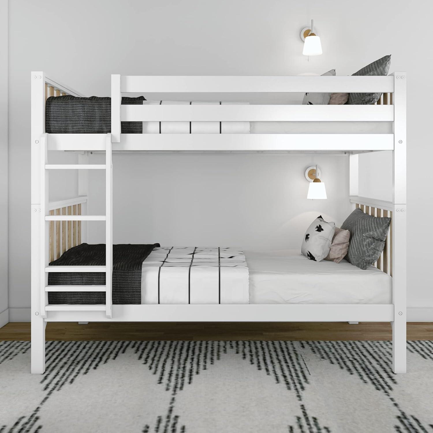 Max & Lily Scandinavian Twin over Twin Bunk Bed