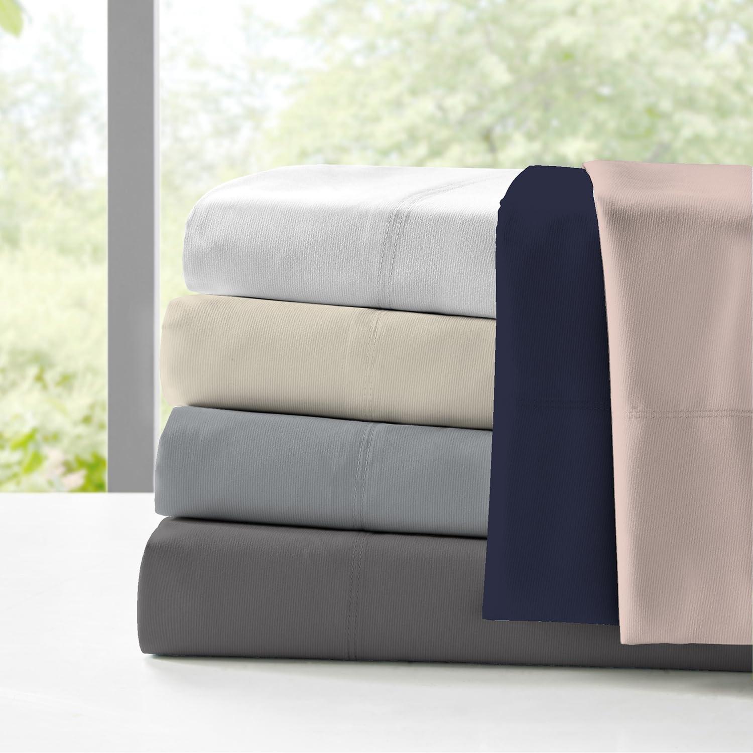Color Sense 100% Cotton Lightweight Percale Weave Sheet Set