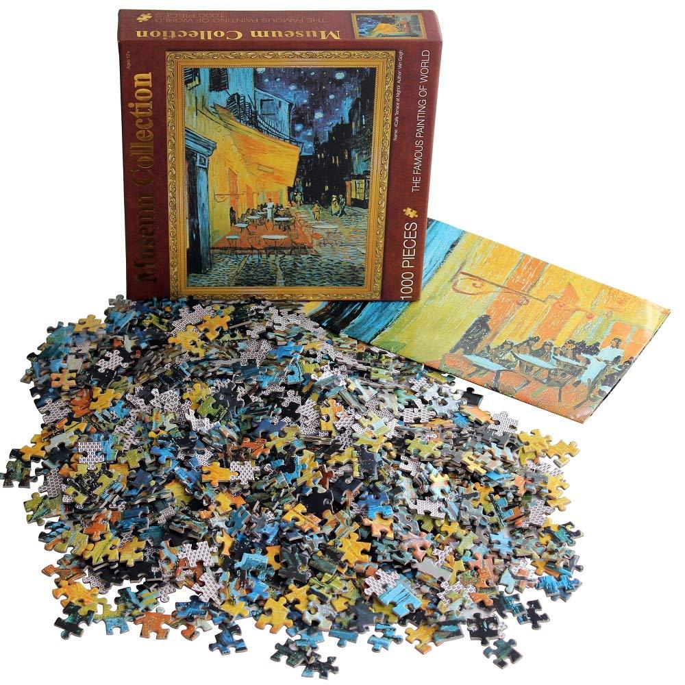 MasterPieces 1000 Piece Puzzle - Café Terrace at Night - 19.25"x26.75"