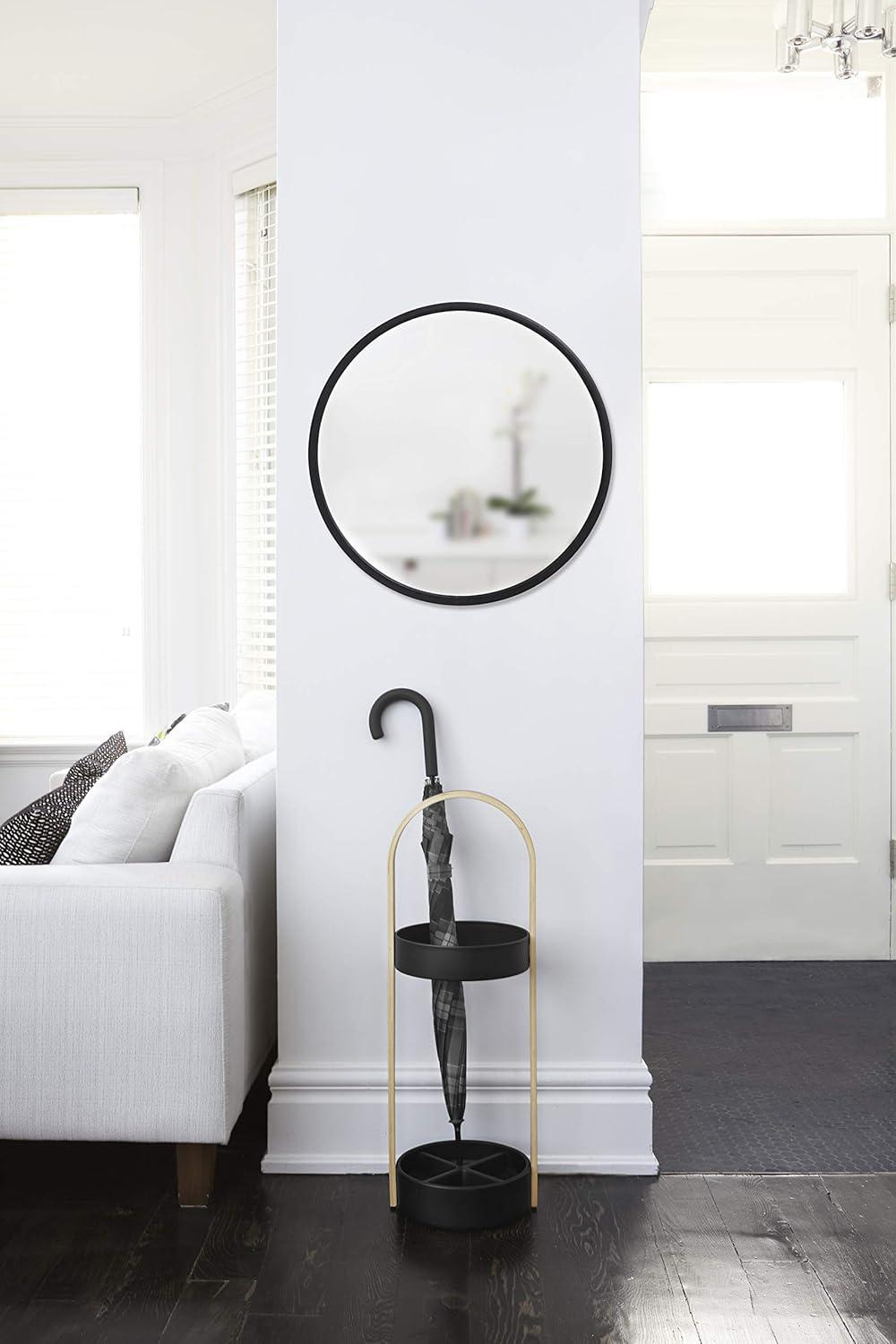 Hub Rubber Round Mirror