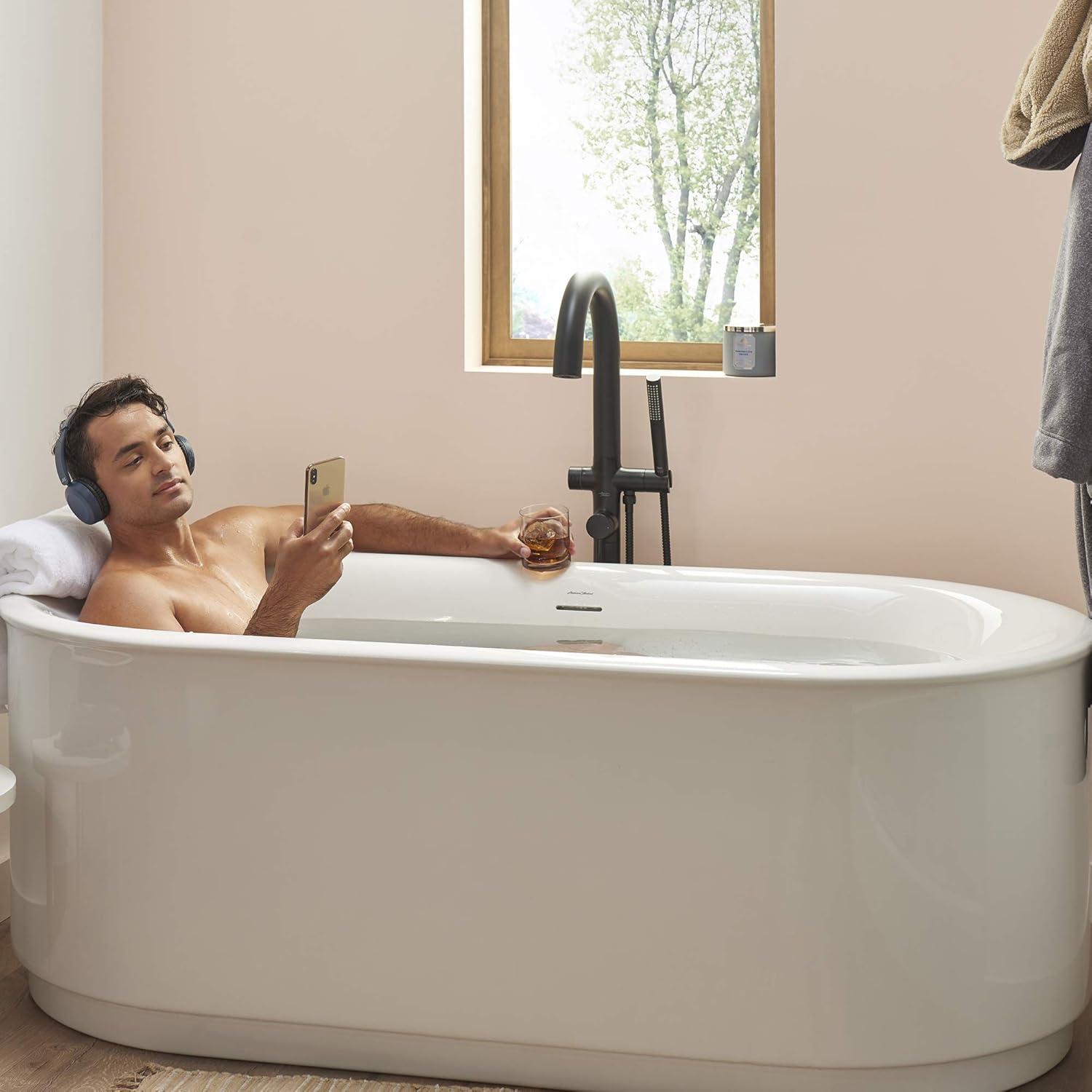 1 Handle Floor Tub Filler with Diverter